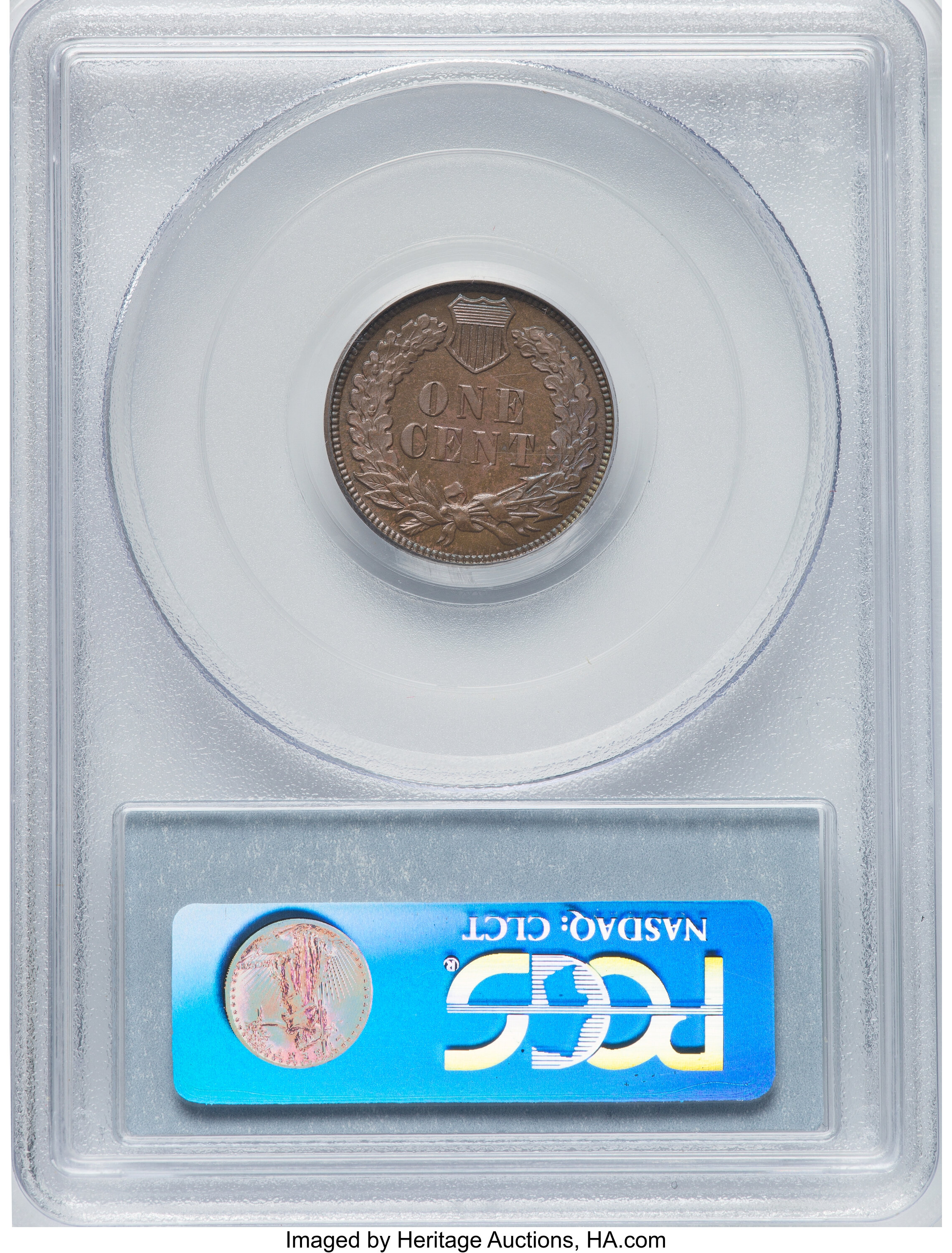 1886 1c Type 2 PR BN PR65 BN CAC thumbnail 2