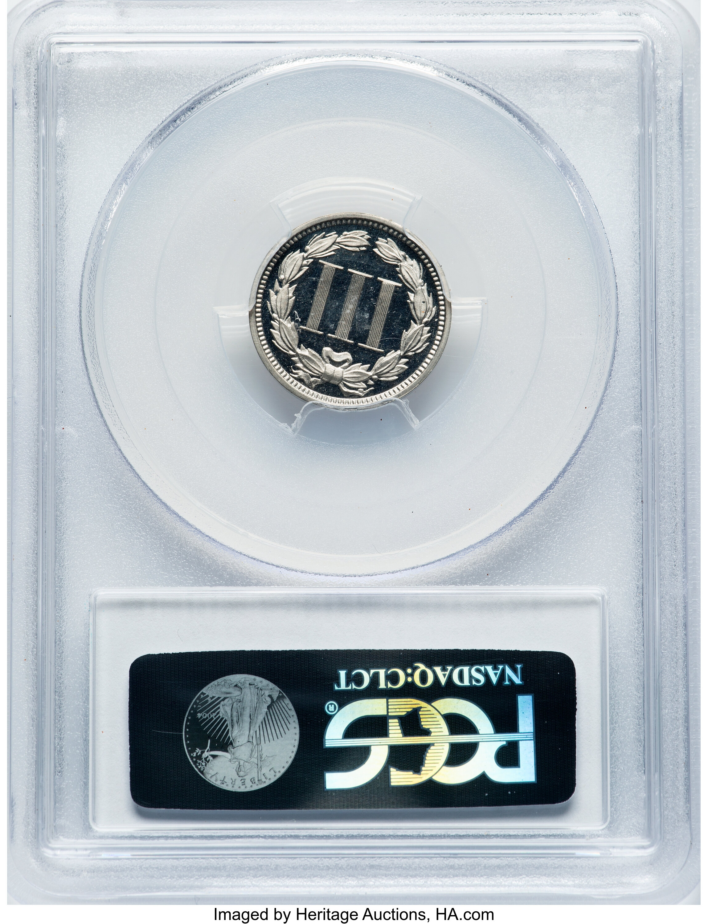 1868 3cN PR DCAM PR66 DCAM CAC thumbnail 2