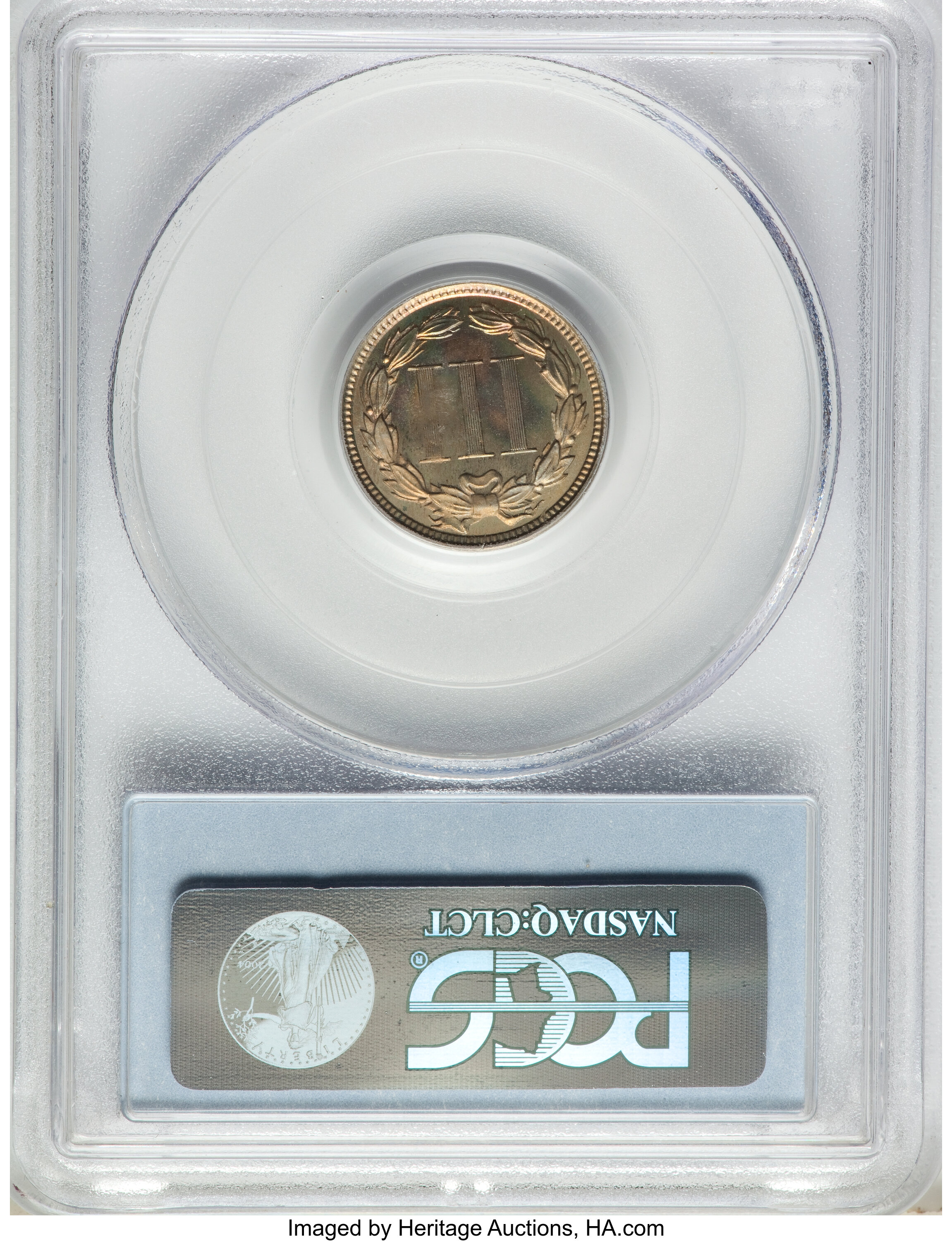 1874 3cN PR66 CAC thumbnail 2