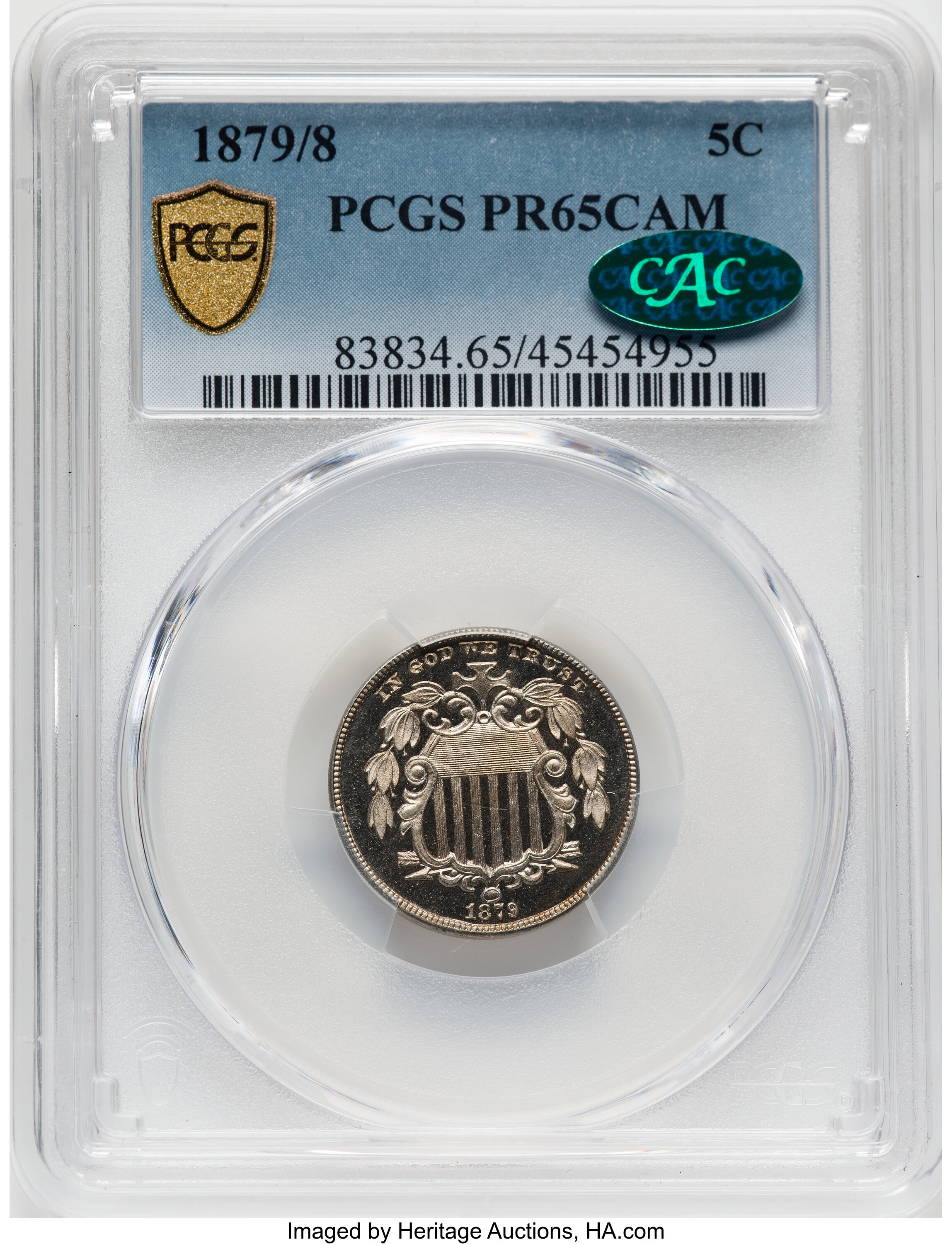 1879/8 5c PR CAM PR64 CAM thumbnail 4