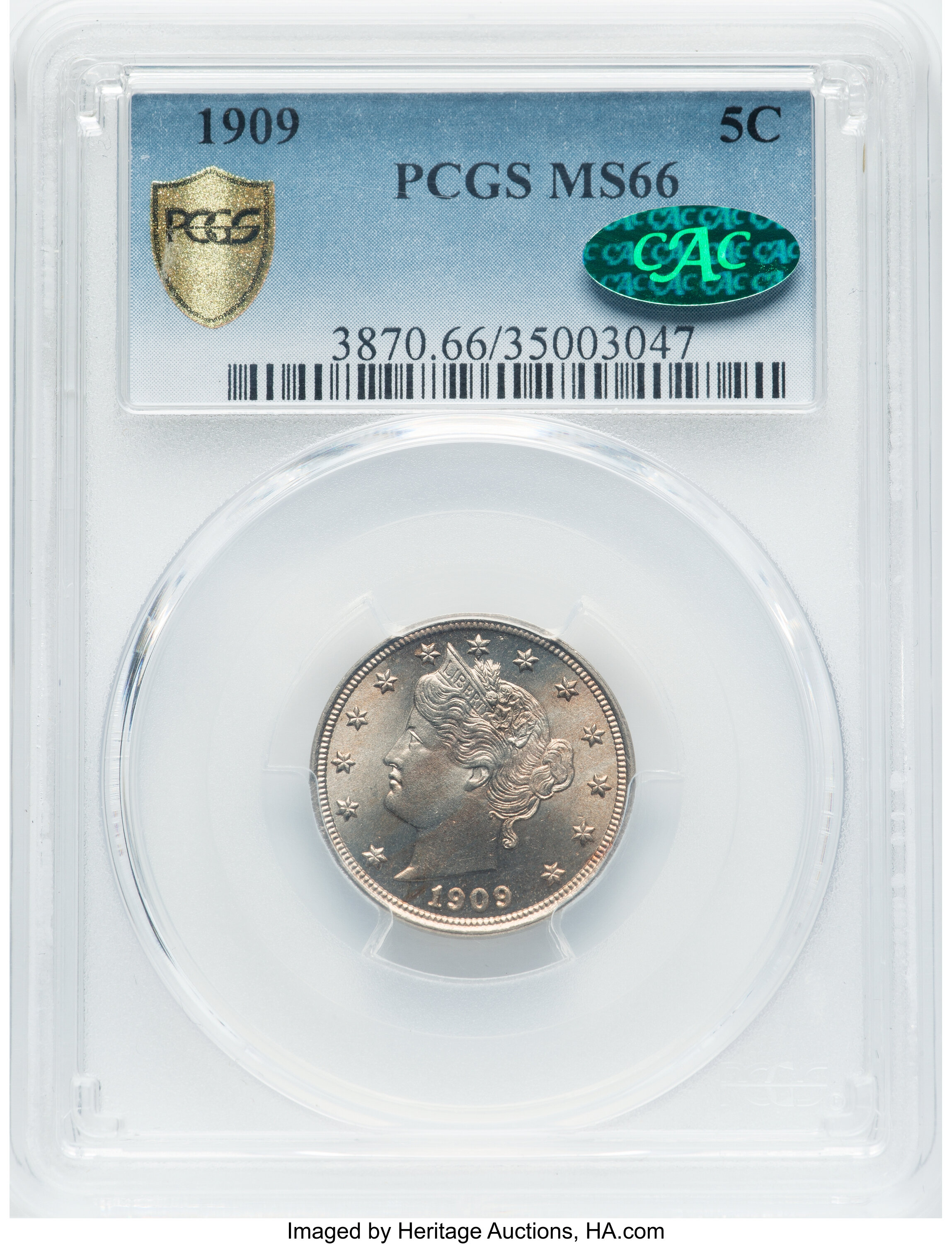 1909 5c MS66 thumbnail 8