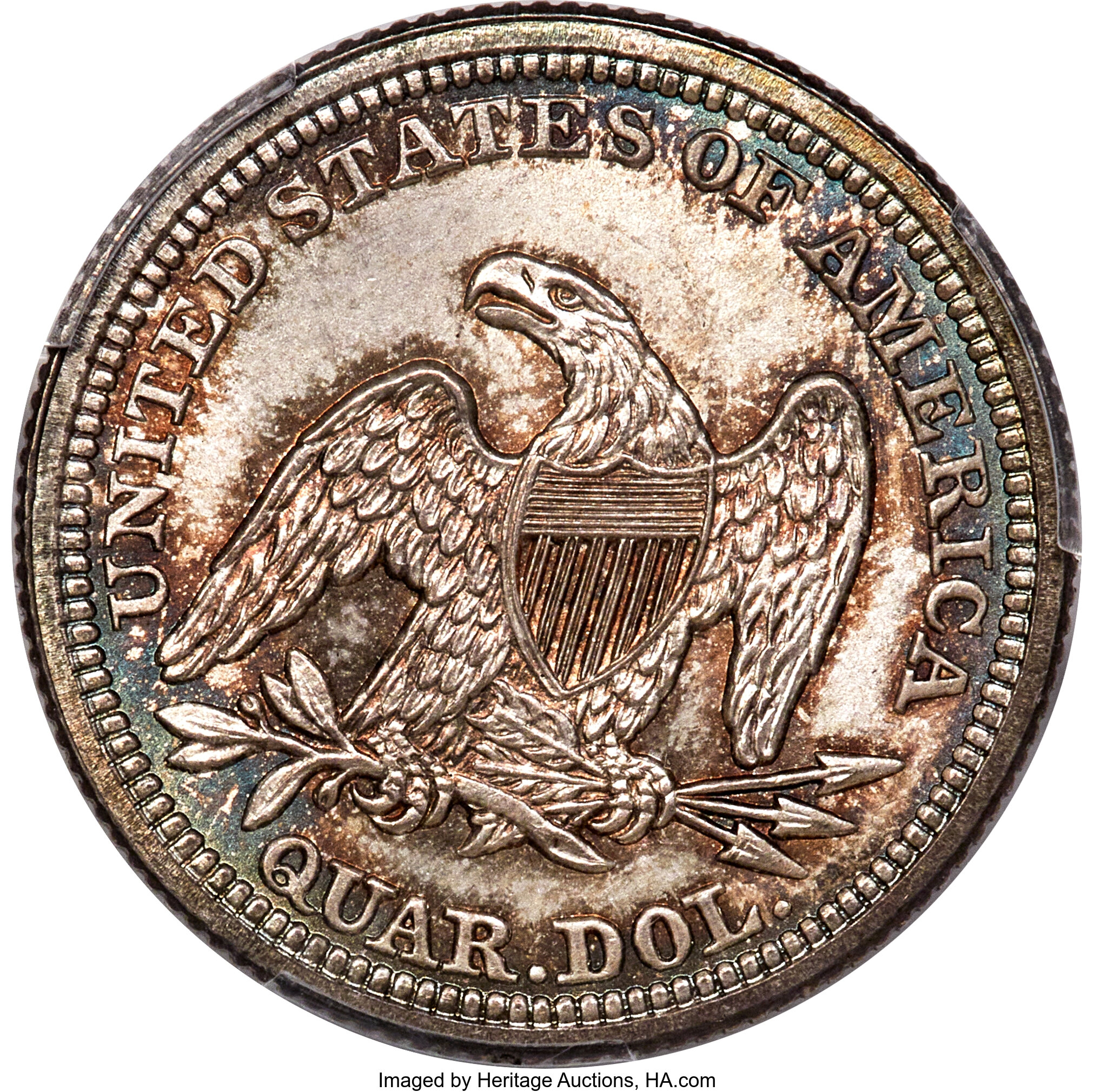 1860 25c MS66 thumbnail 4
