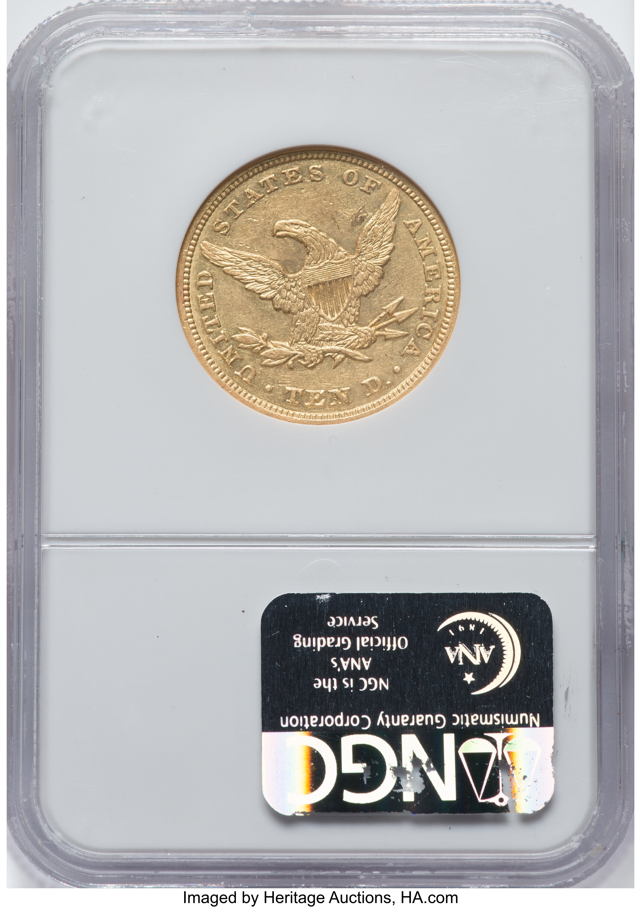 1846 $10 AU55 thumbnail 2