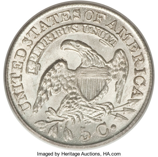 1832 H10c LM-5 MS65 thumbnail 12