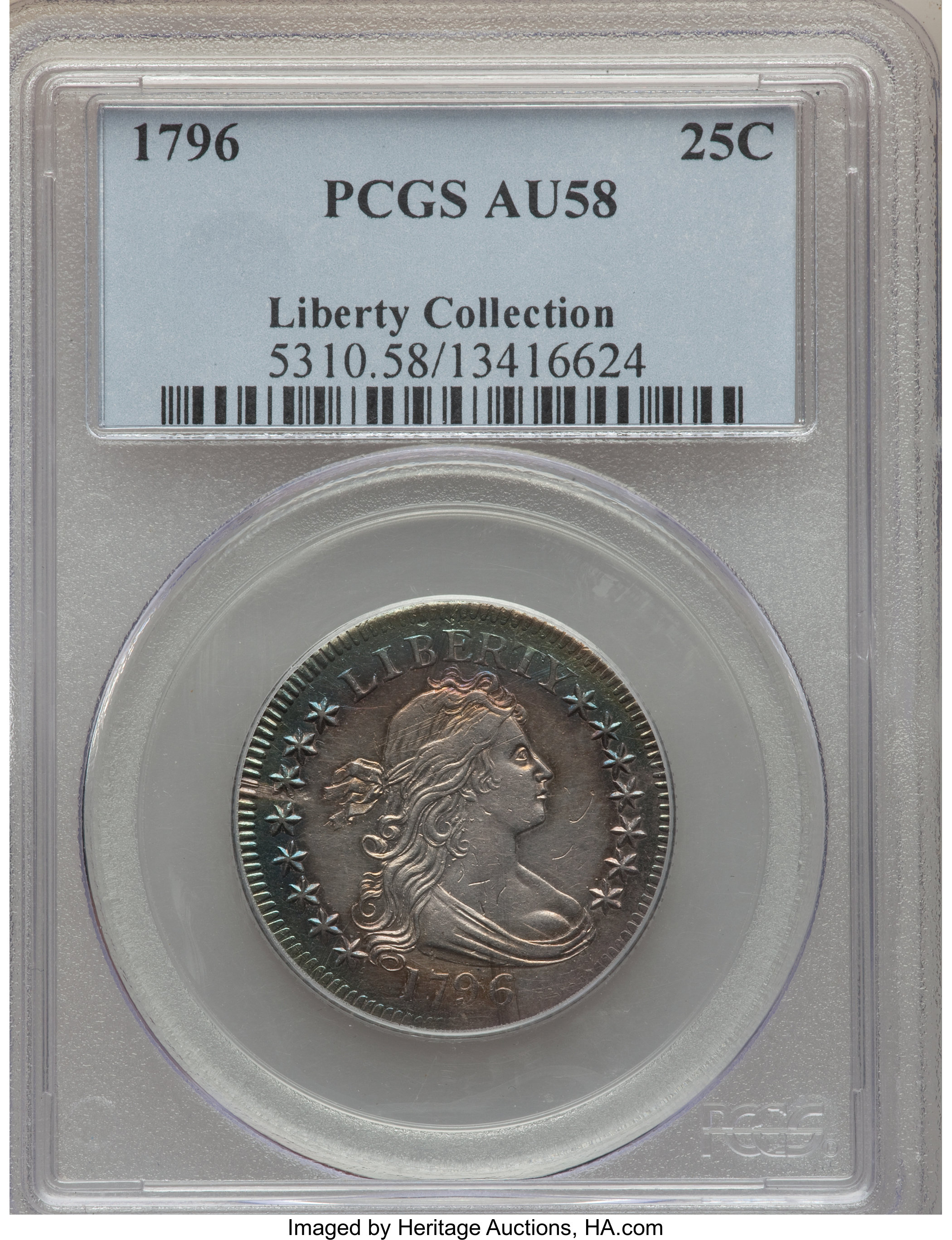 1796 25c B-1 MS62 thumbnail 8
