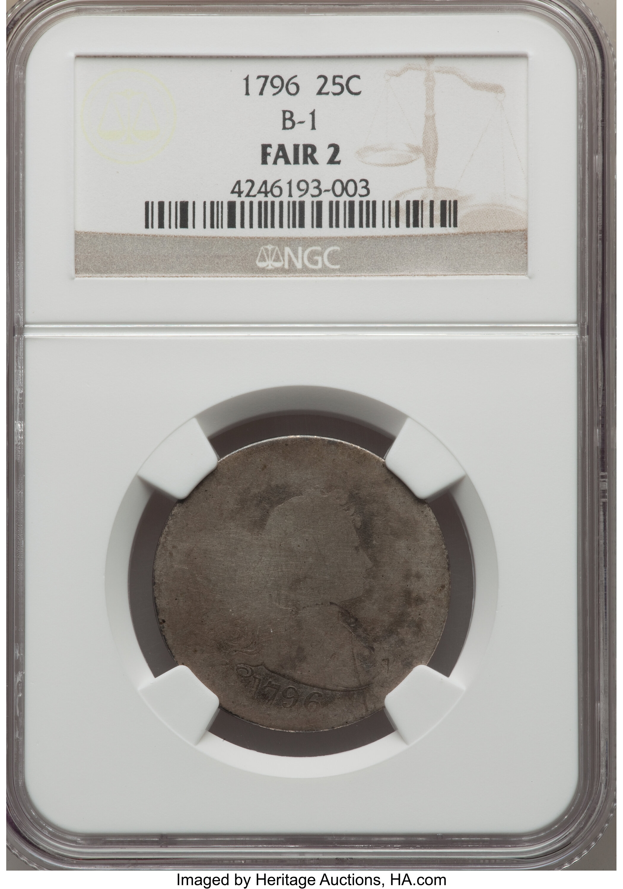1796 25c B-1 AG2 CAC thumbnail 5