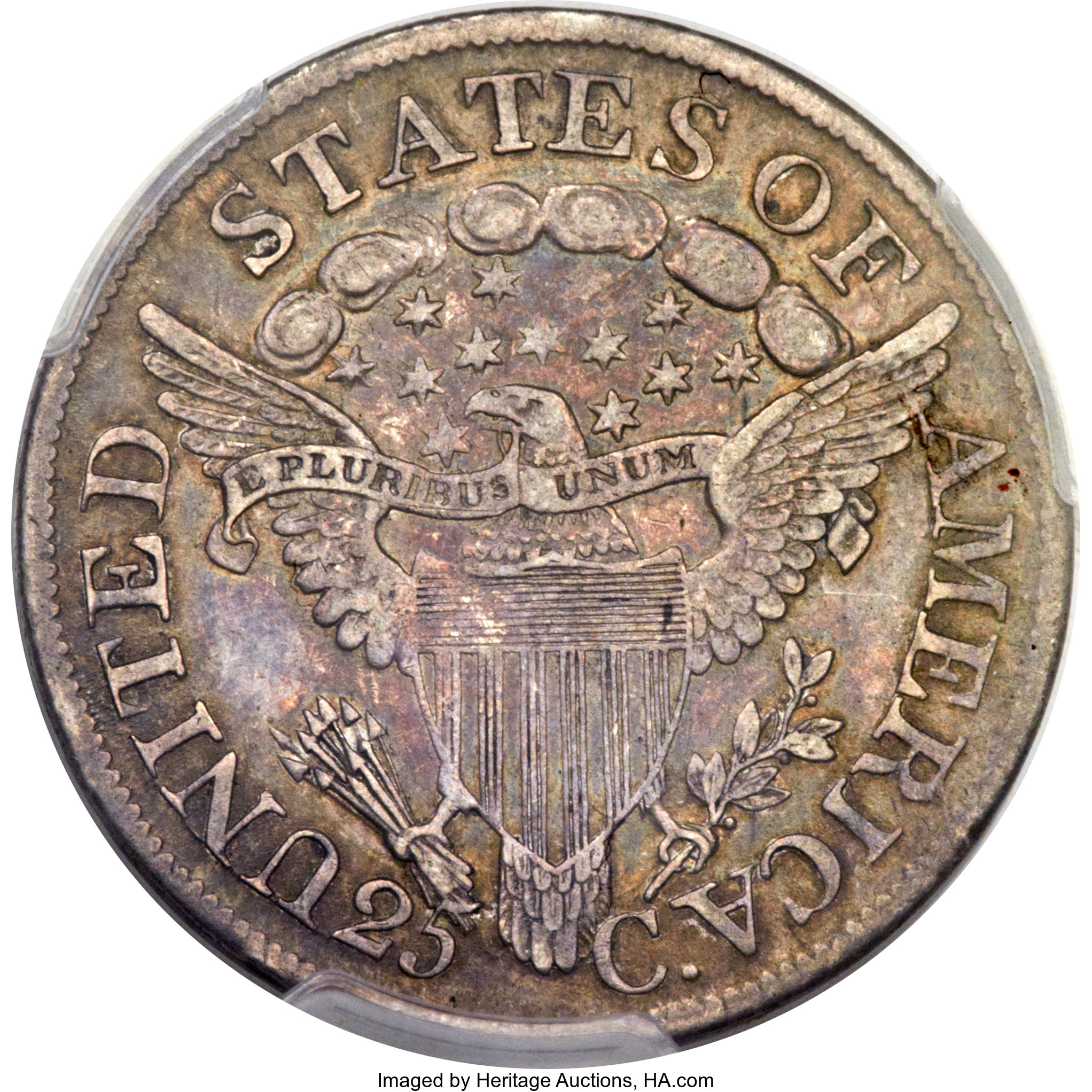 1806/5 25c B-1 AU50 thumbnail 3