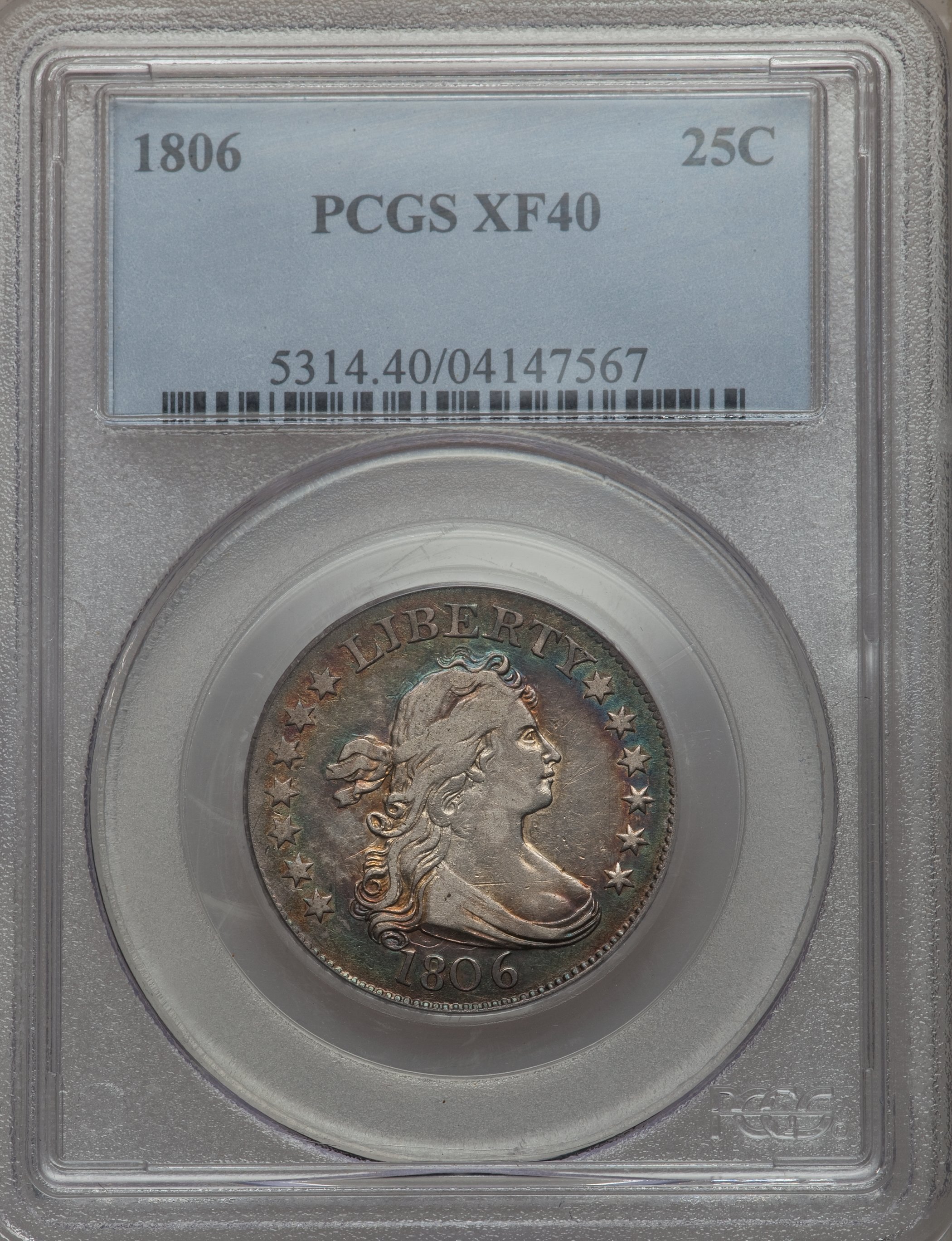 1806 25c B-2 VF30 thumbnail 11