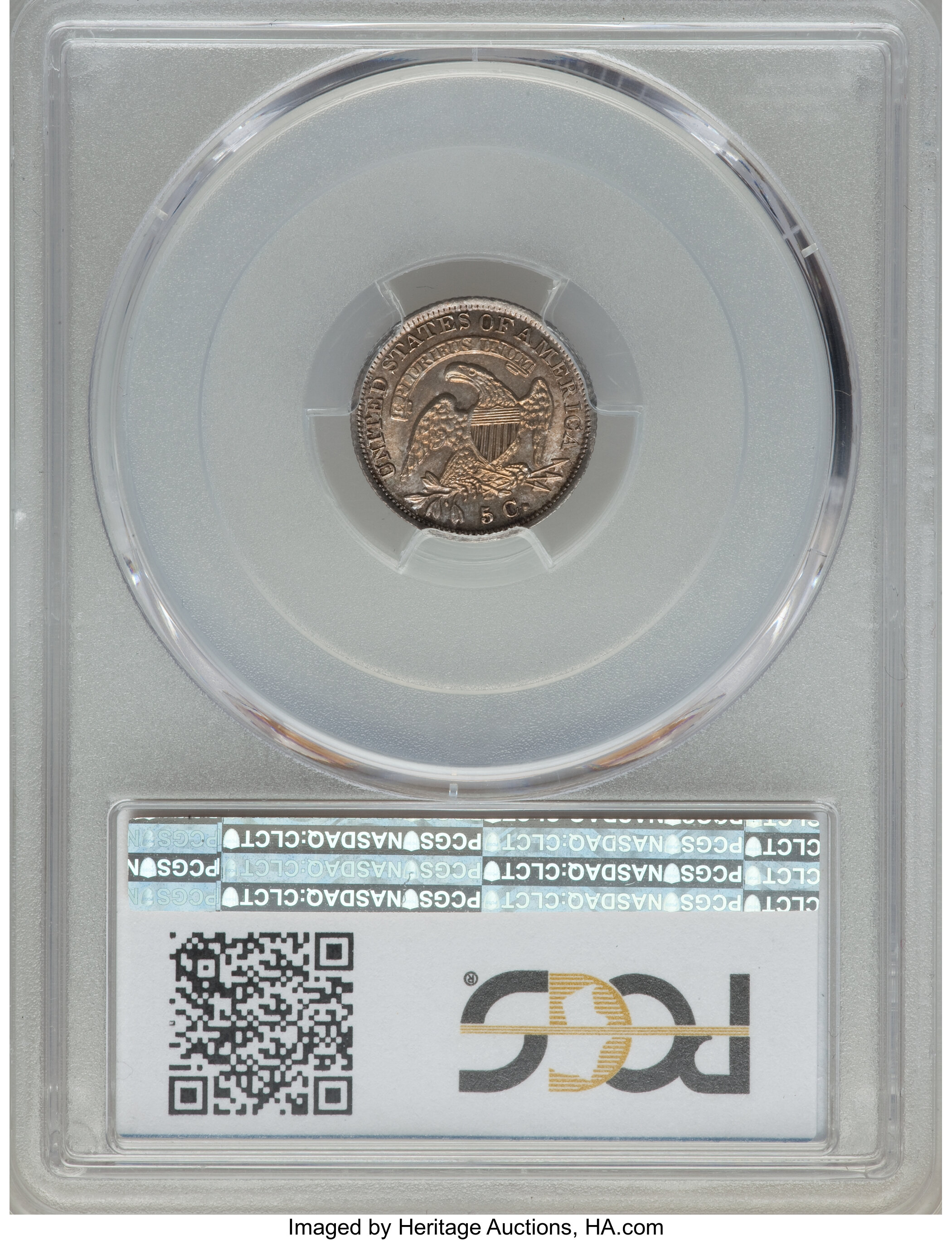 1835 H10c Large Date, Small 5c, LM-6 MS thumbnail 21
