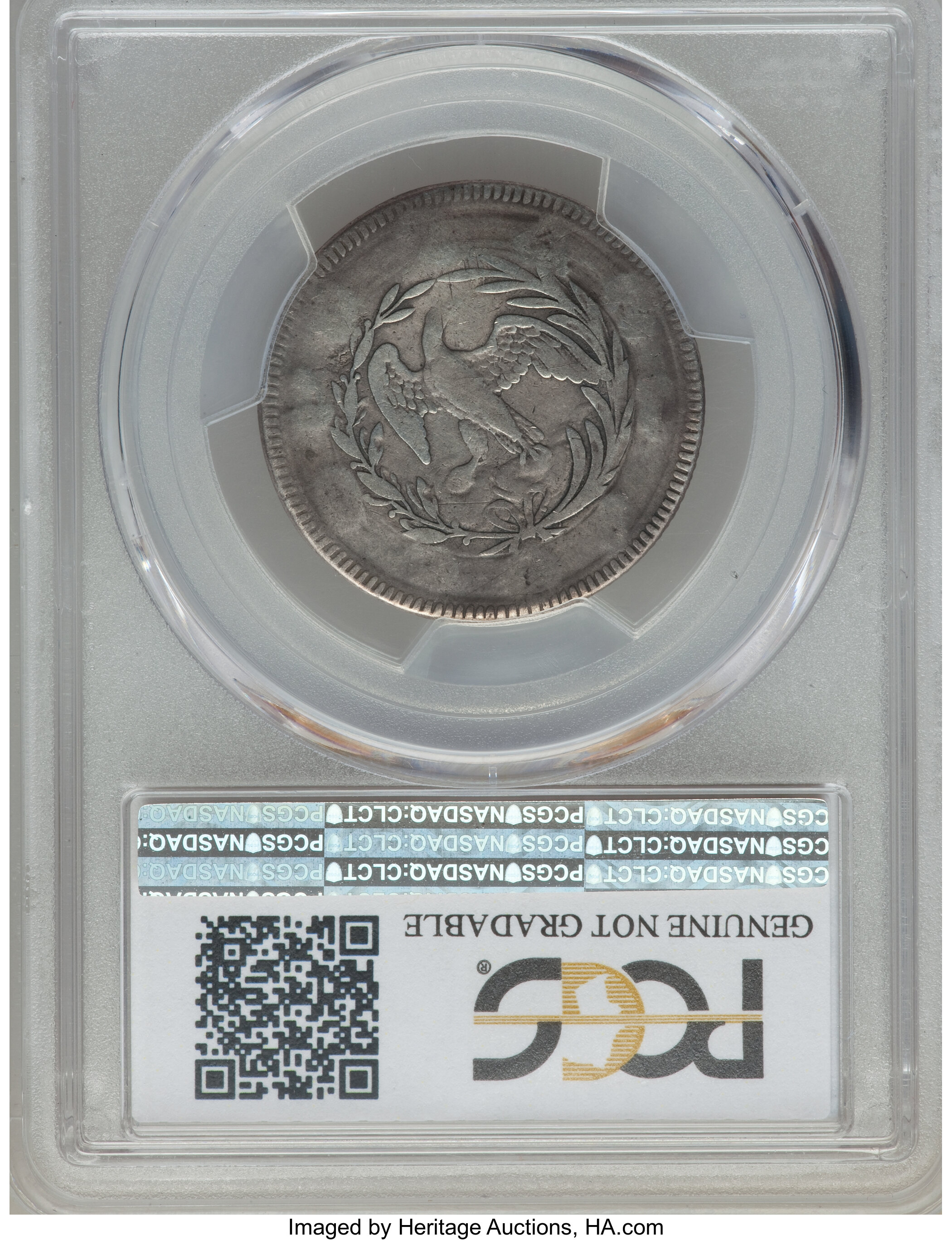 1796 25c B-1 VF20 CAC thumbnail 2