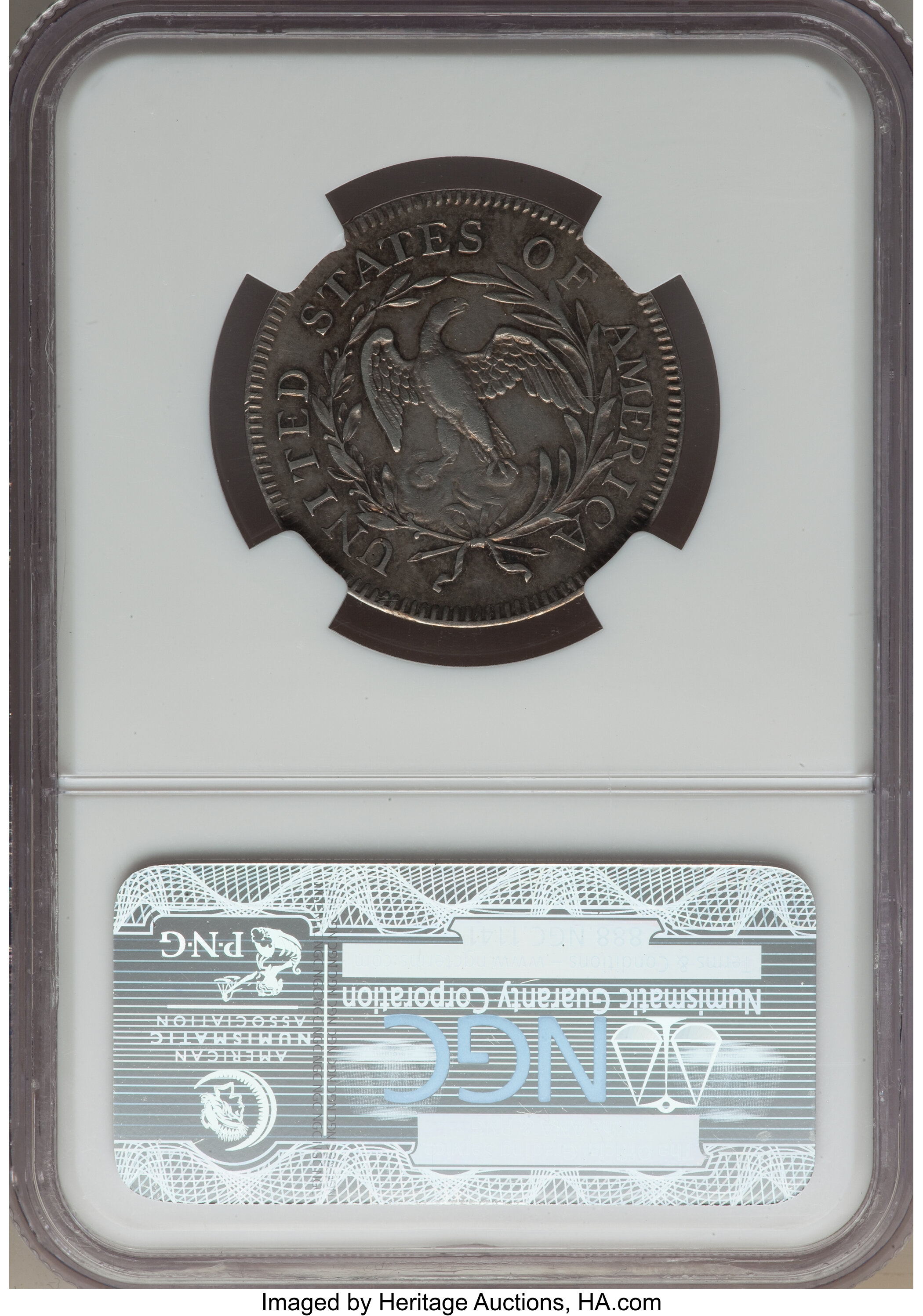 1796 25c B-1 XF45 CAC thumbnail 2