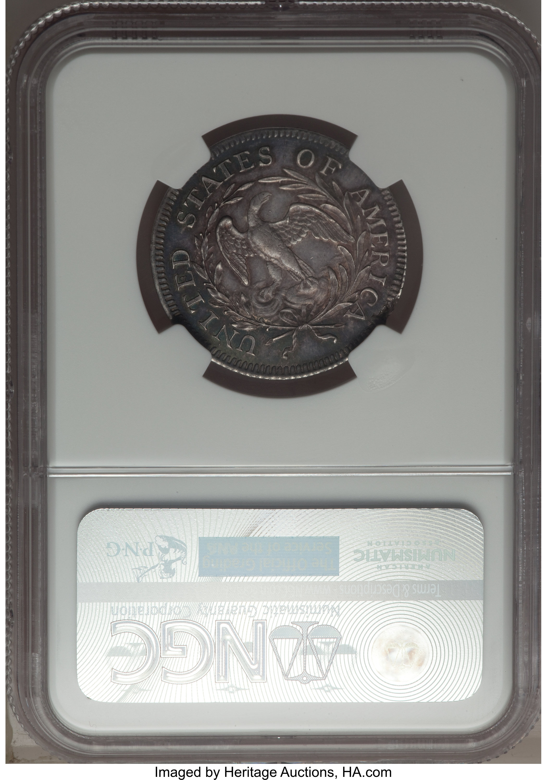 1796 25c B-1 AU53 CAC thumbnail 2