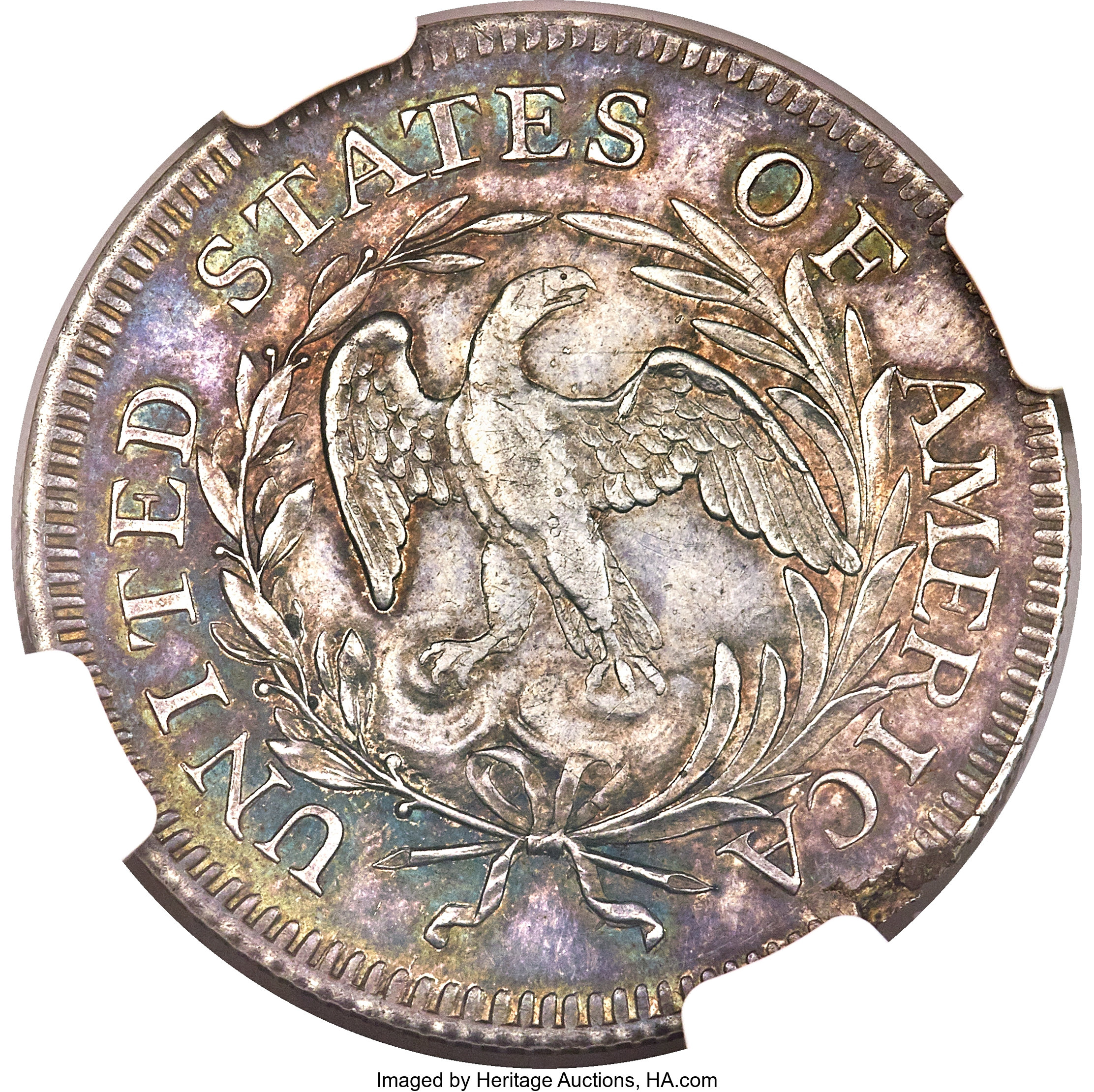 1796 25c B-1 AU53 CAC thumbnail 3