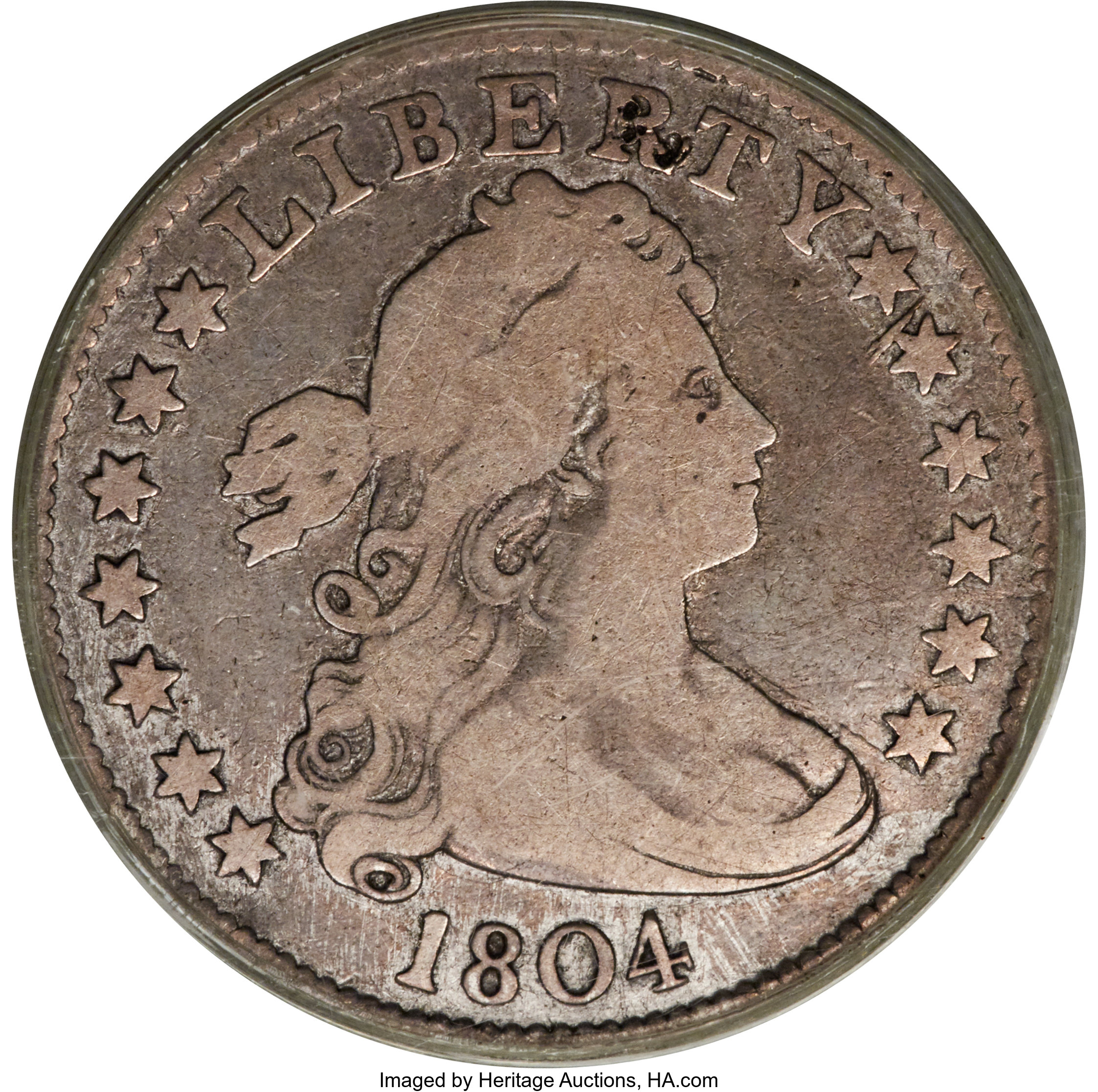 1804 25C B-1, R.3, VG10 PCGS. ...