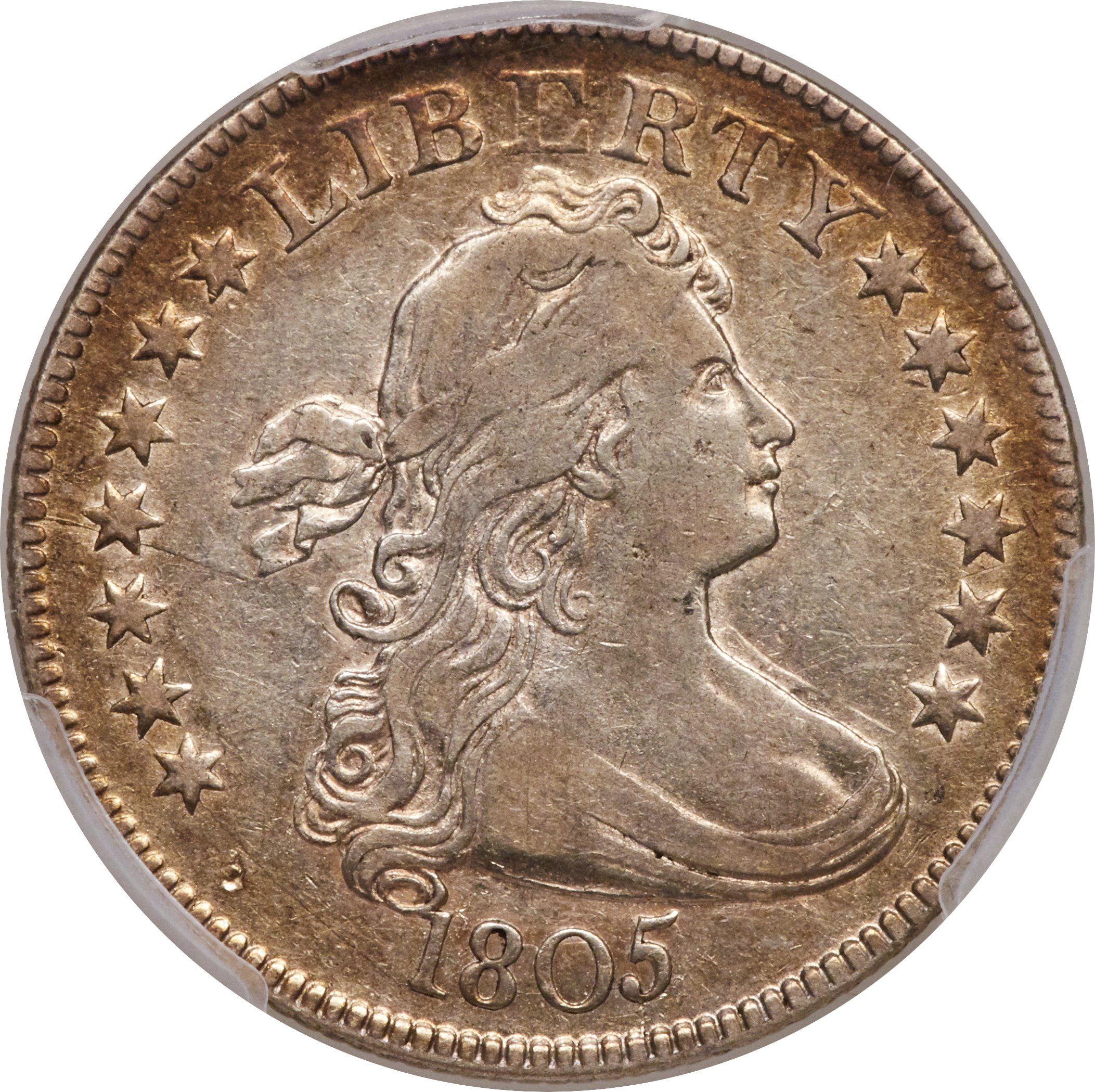 1805 25C B-3, R.1, XF45 PCGS. ...