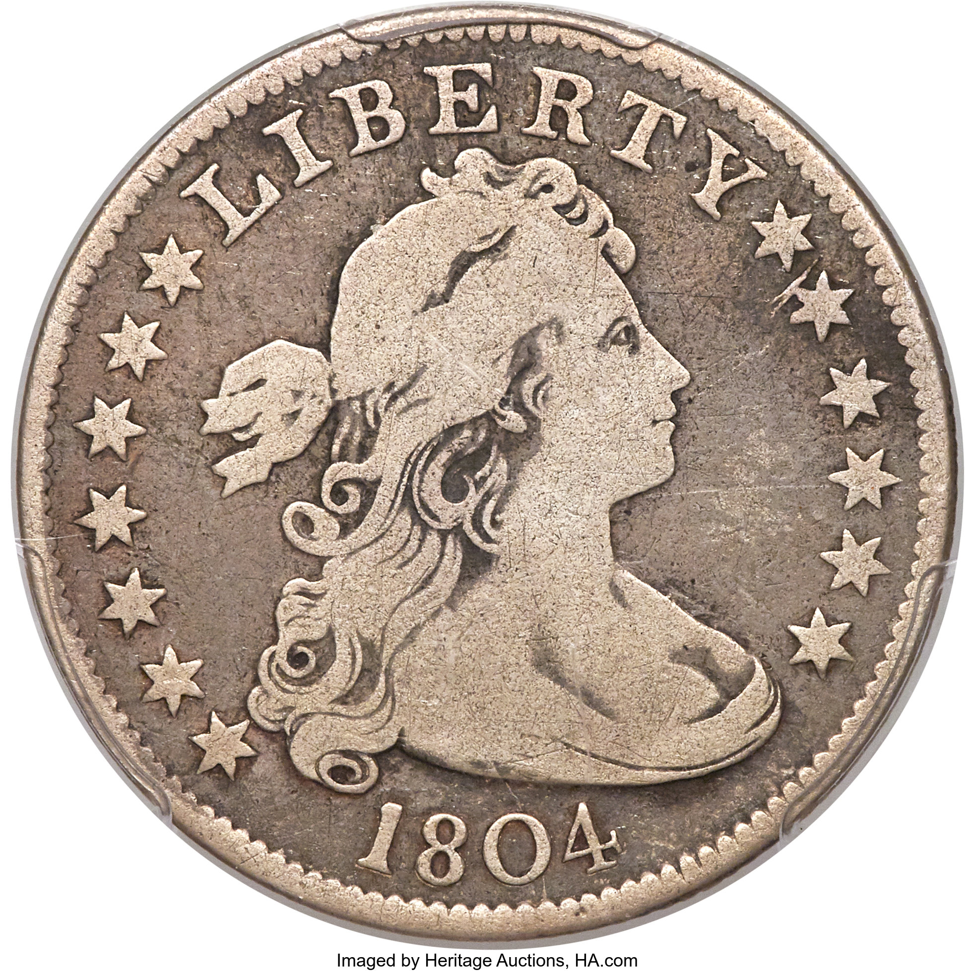 1804 25C B-1, R.3, VG10 PCGS. ...