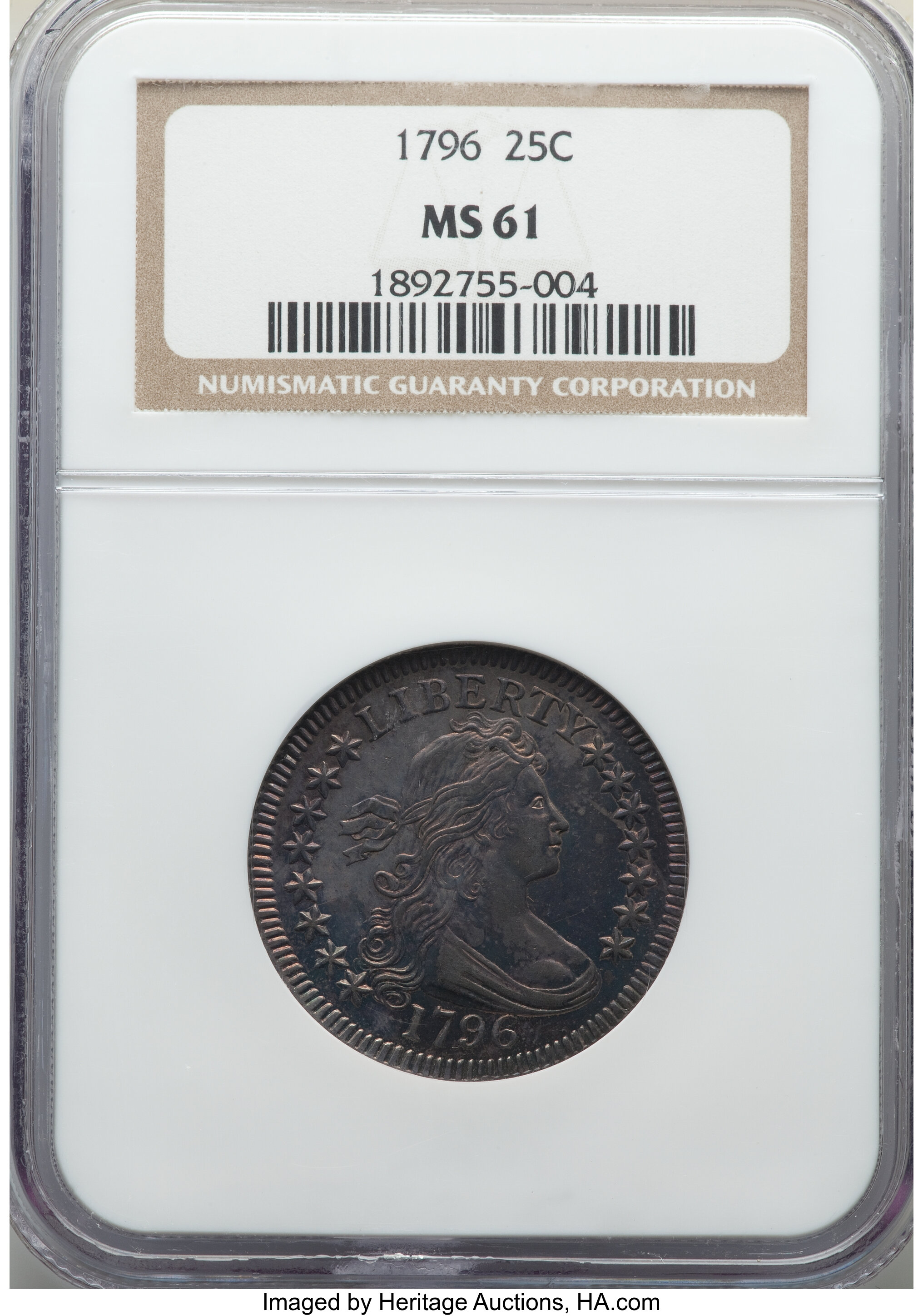 1796 25c B-2 MS60 thumbnail 4