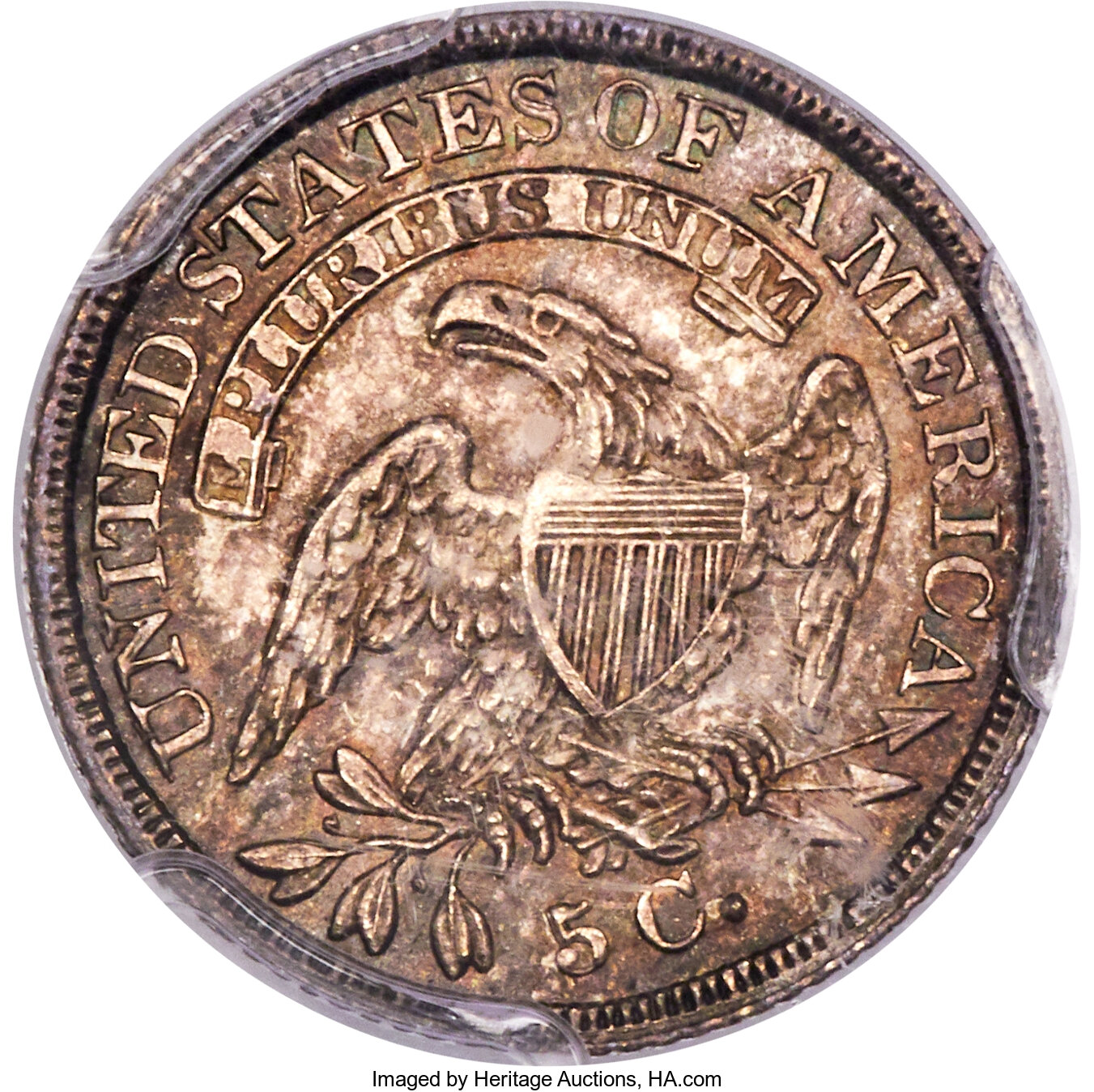1836 H10c Small 5c, LM-5 MS65 thumbnail 7