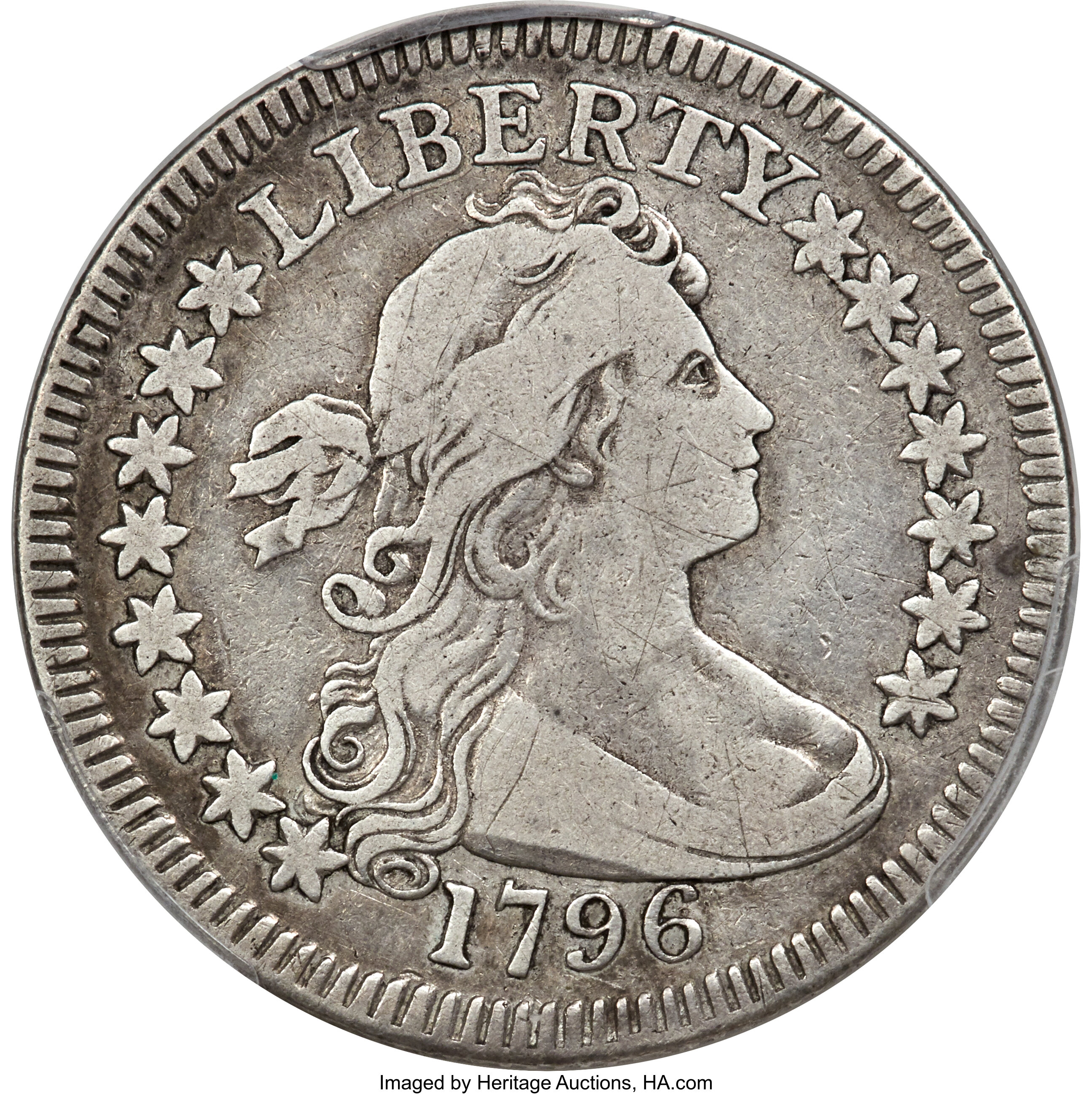 1796 25C B-2, R.3, Fine 15 PCGS. ...