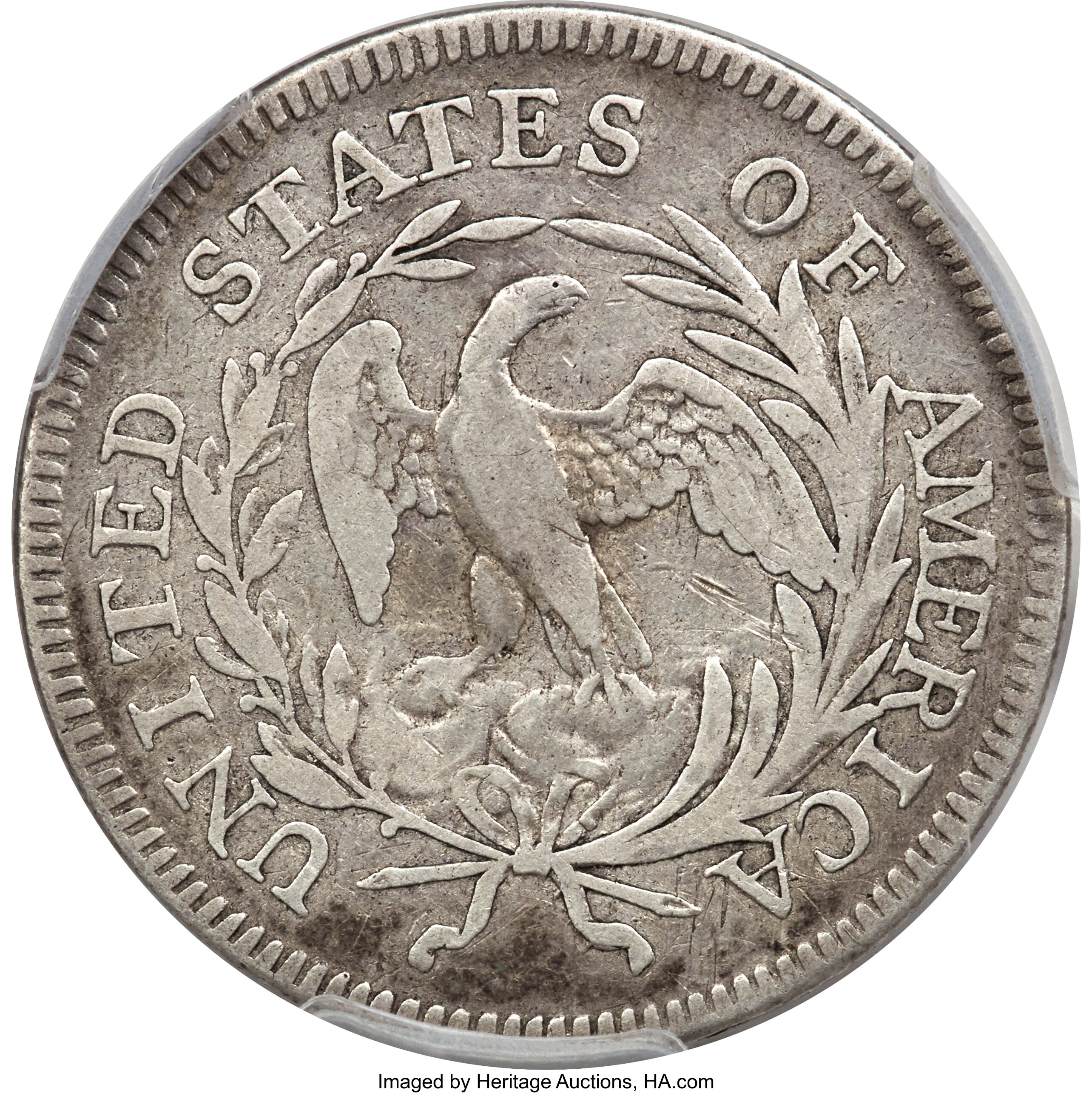 Draped Bust Quarter 25c Small Eagle, 1796 [Type] F15 thumbnail 2