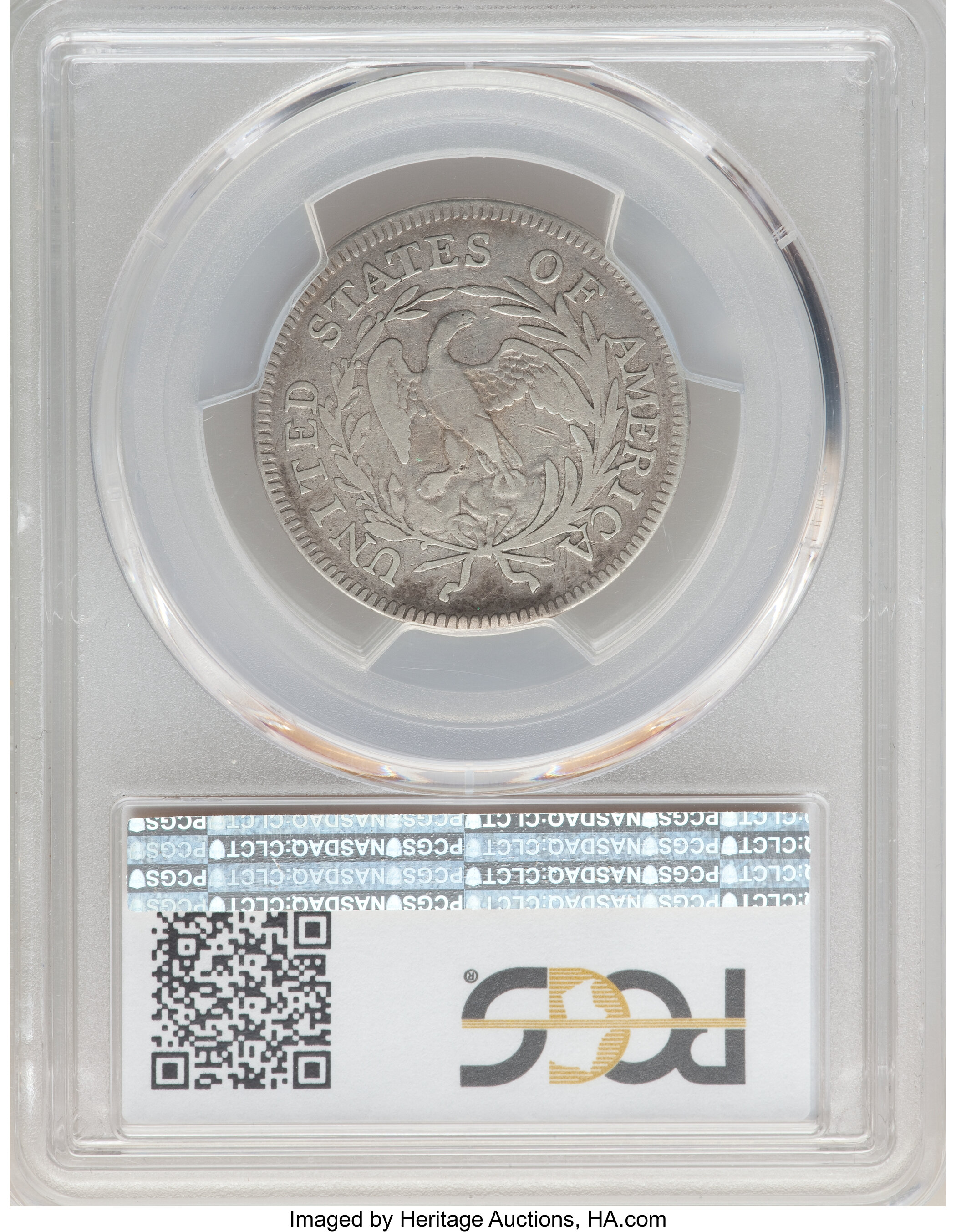 Draped Bust Quarter 25c Small Eagle, 1796 [Type] F15 thumbnail 4
