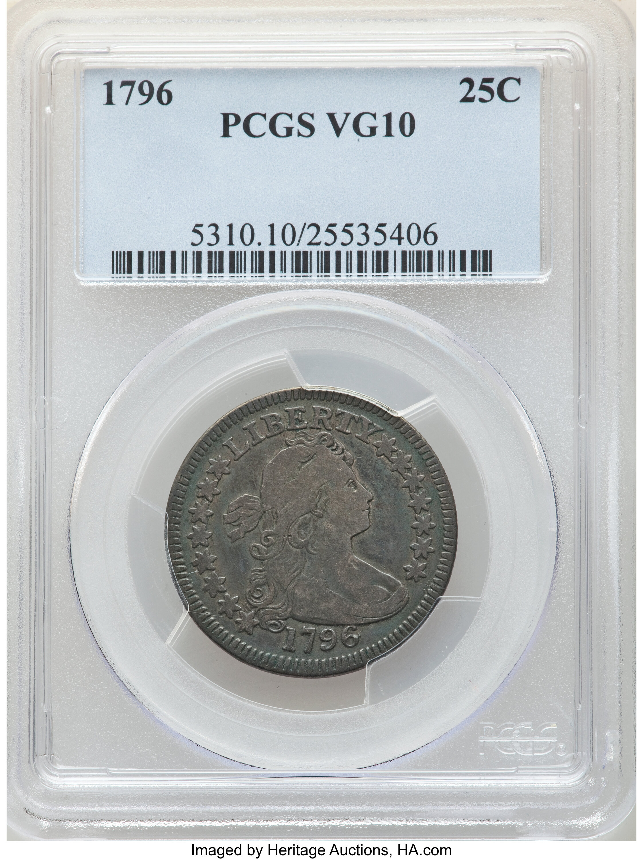 1796 25c B-2 VG10 thumbnail 3