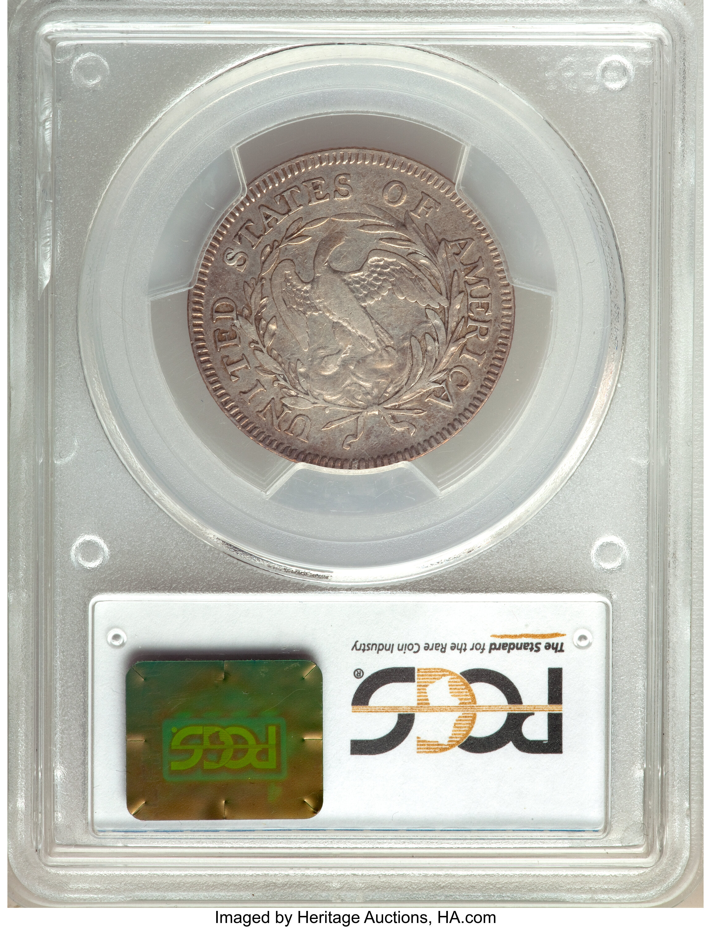 Draped Bust Quarter 25c Small Eagle, 1796 [Type] VF30 CAC thumbnail 4