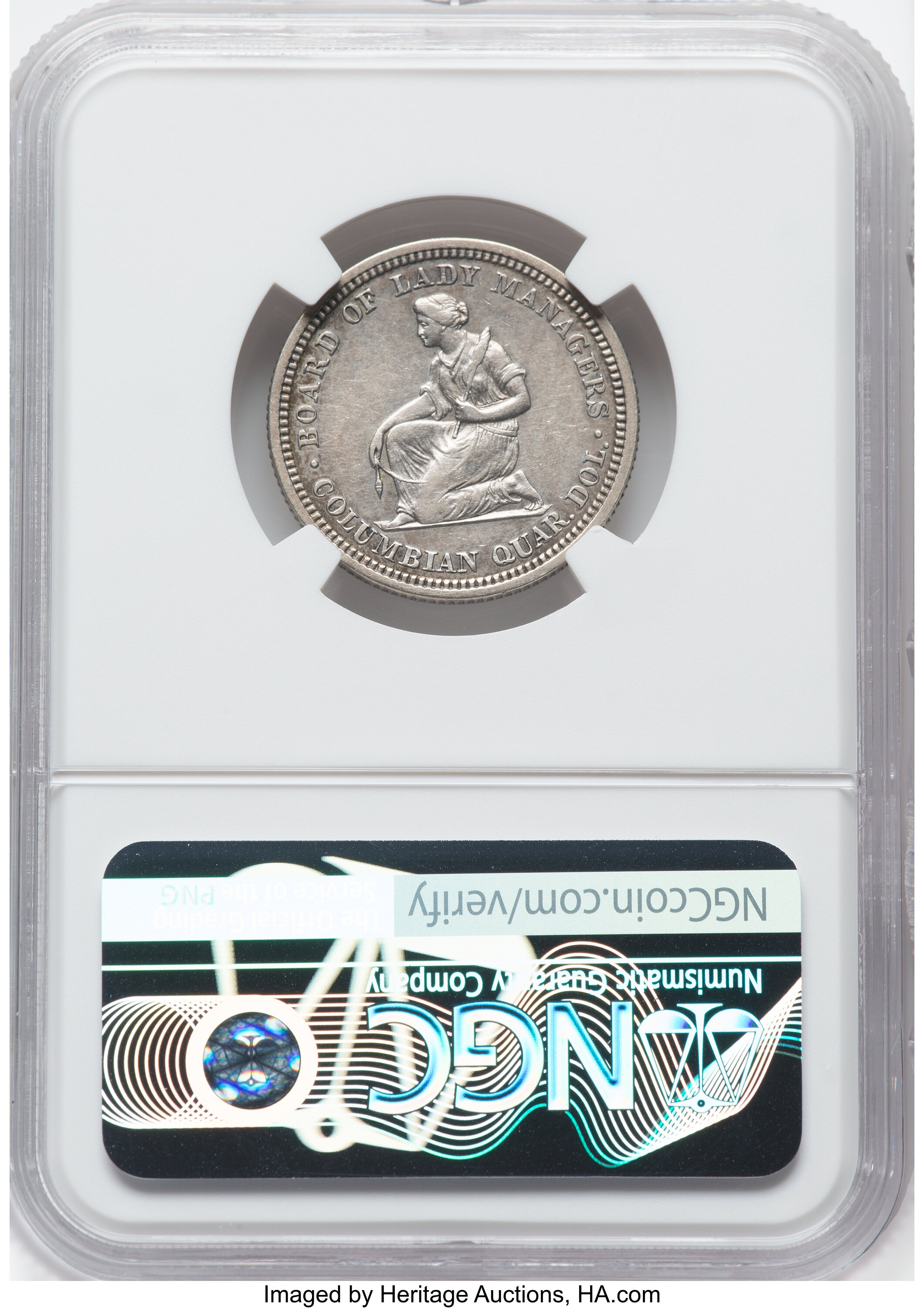 1893 25c Isabella AU53 thumbnail 2