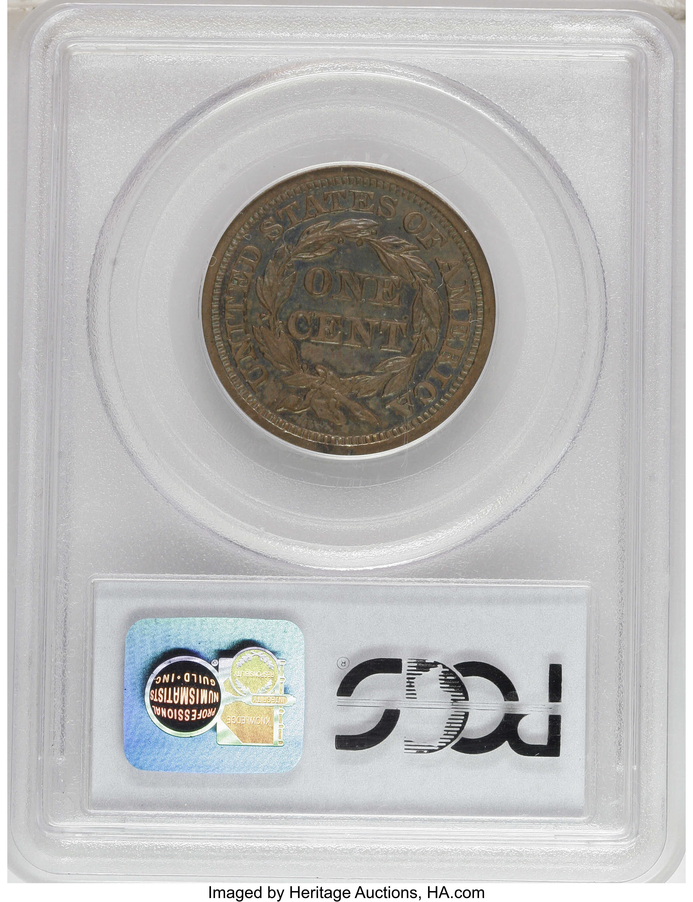 1856 1c Slanted 5 PR BN PR62 BN thumbnail 22