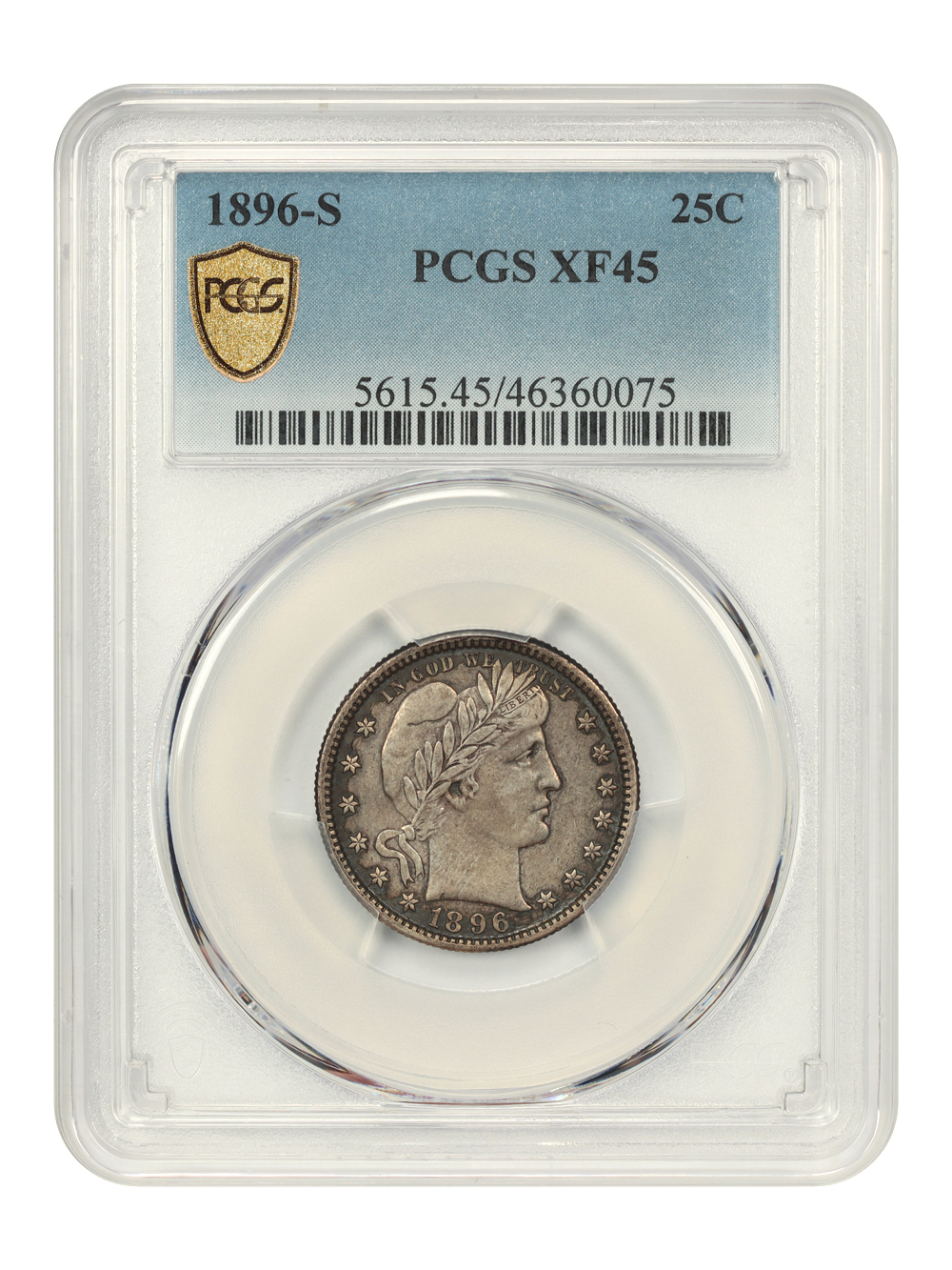 1896-S 25c XF45 thumbnail 3