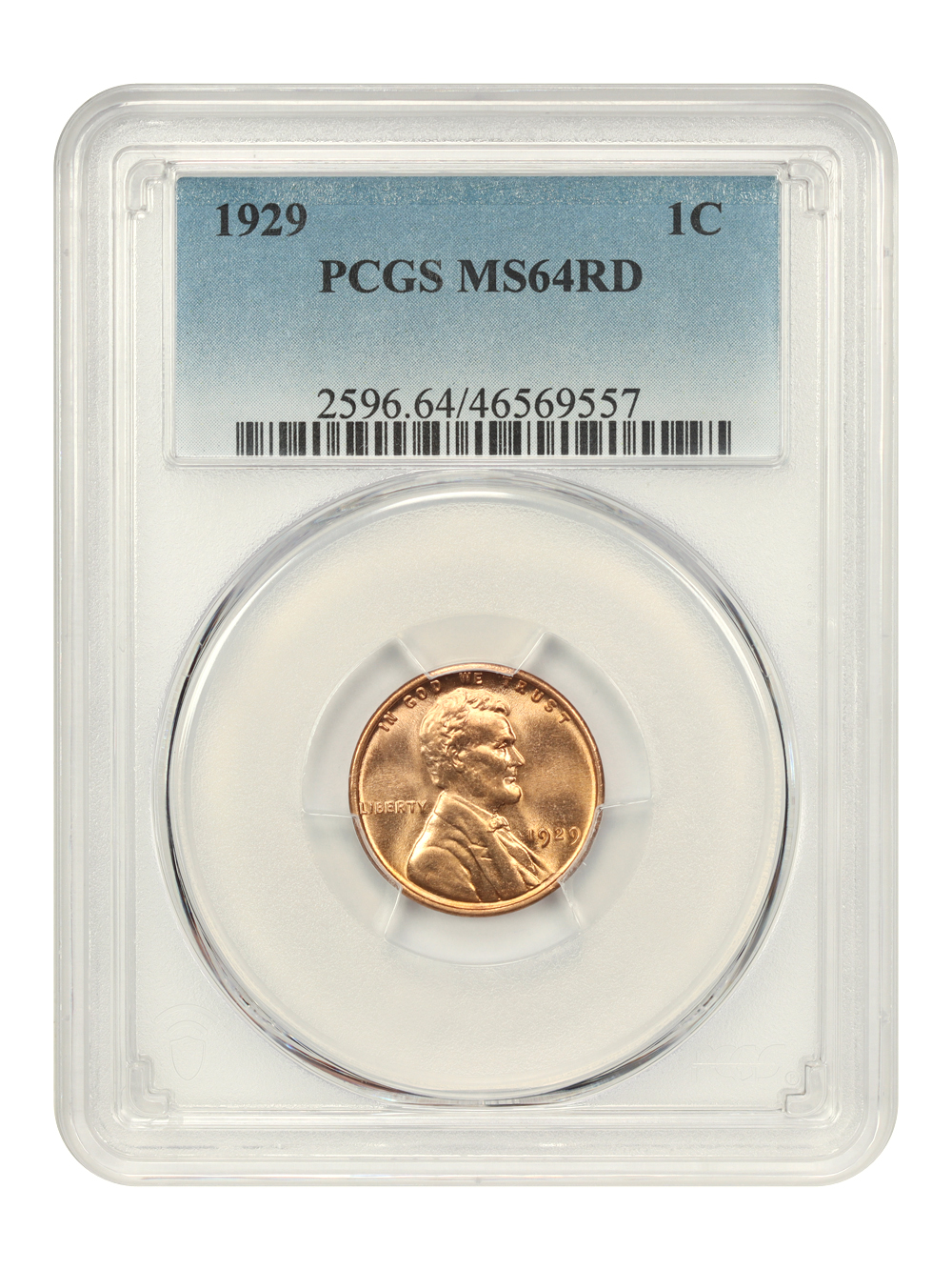1929 1c MS RD MS64 RD CAC thumbnail 3