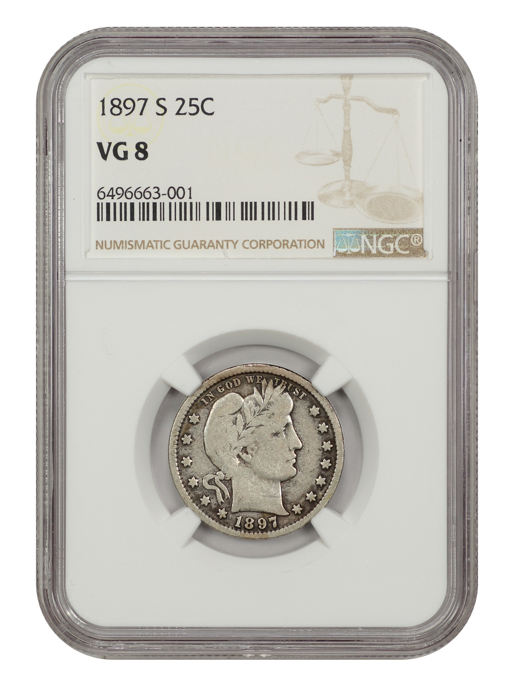 1897-S 25c VG8 thumbnail 3