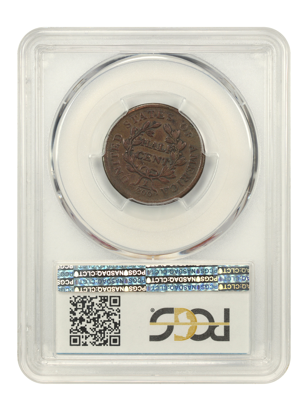 1805 1/2c Small 5, No Stems MS BN VG10 BN thumbnail 4
