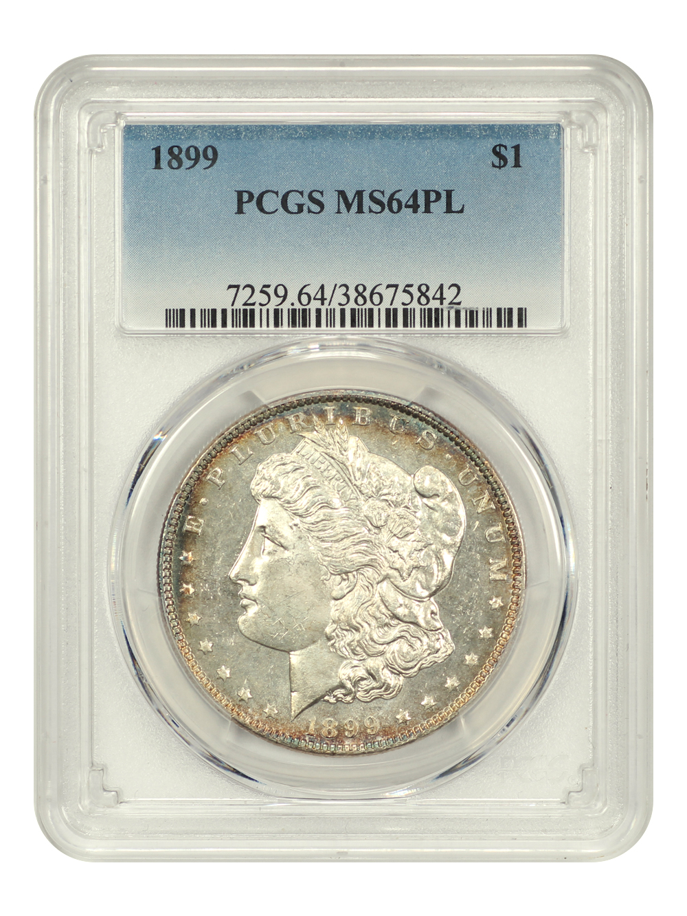 1899 $1  MS PL MS64 PL CAC thumbnail 10