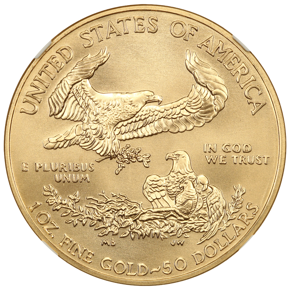 2017-W G$50  Gold Eagle, Burnished MS70 thumbnail 18