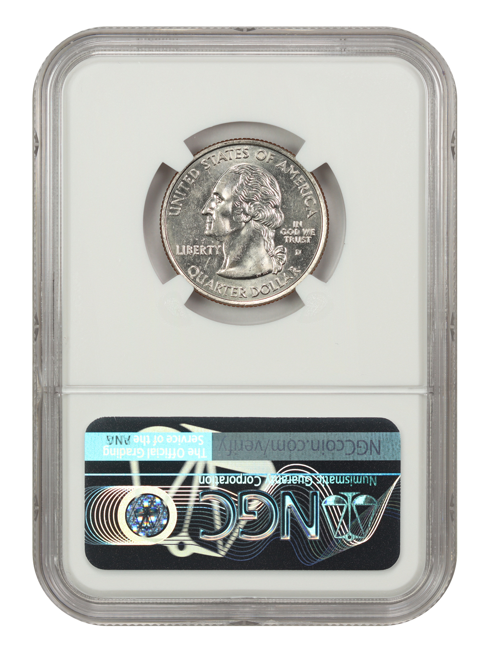 2004-D 25c Wisconsin, Extra Leaf Low AU50 thumbnail 10