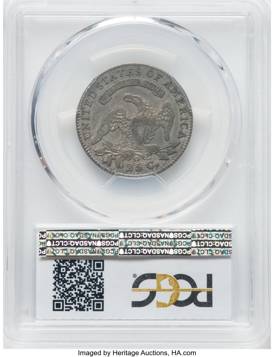 1820 25c Large 0, B-1 XF45 thumbnail 15