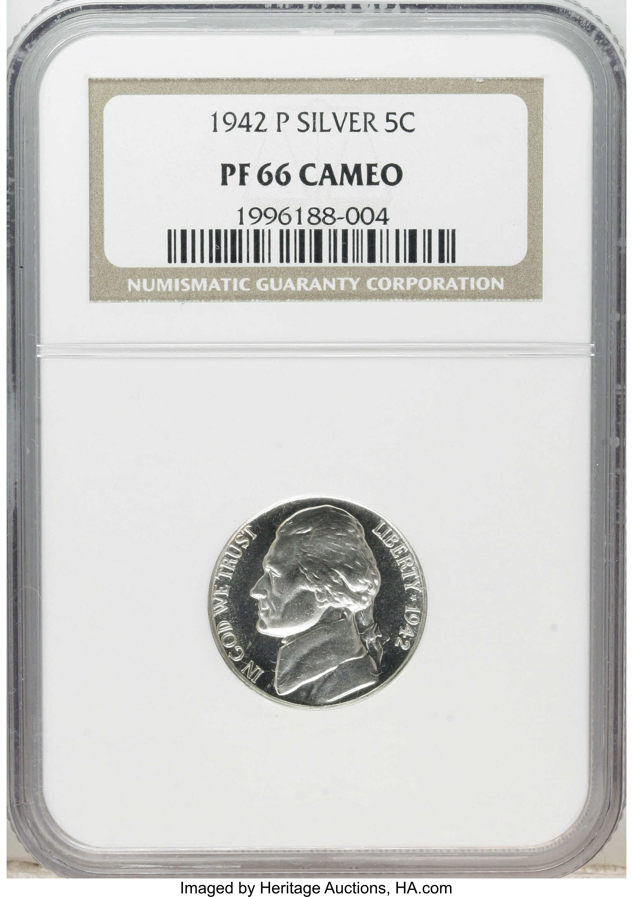 1942-P 5c Type 2, Silver PR CAM PR66 CAM thumbnail 20