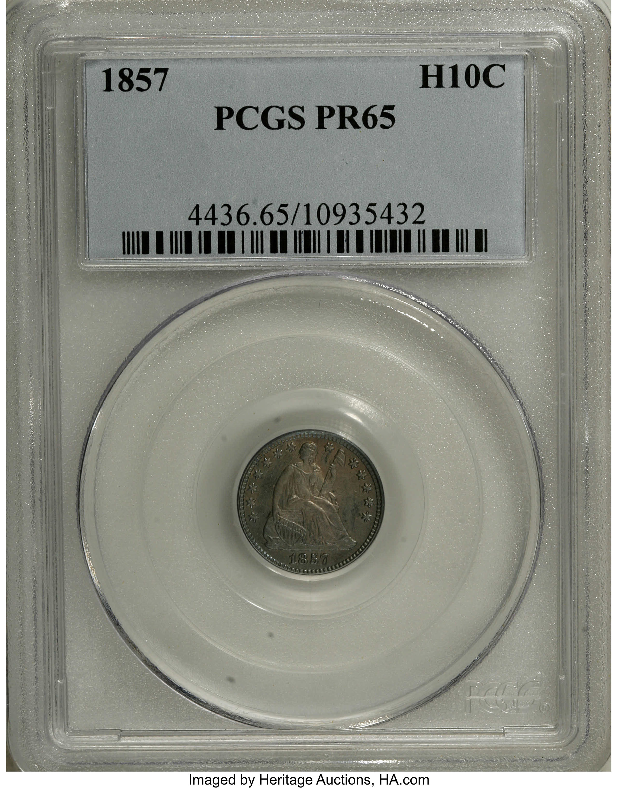 1857 H10c PR65 thumbnail 8