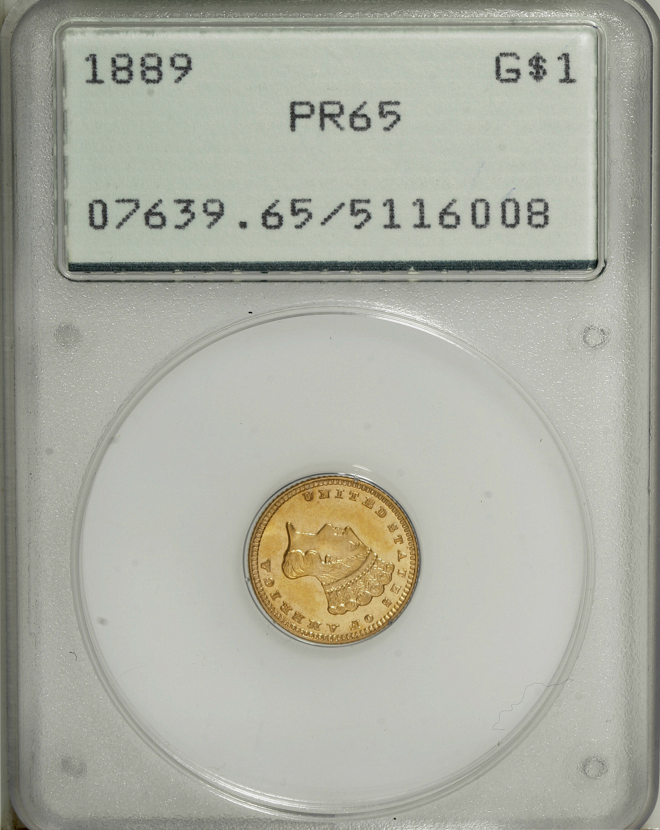 1889 G$1 PR65 CAC thumbnail 13