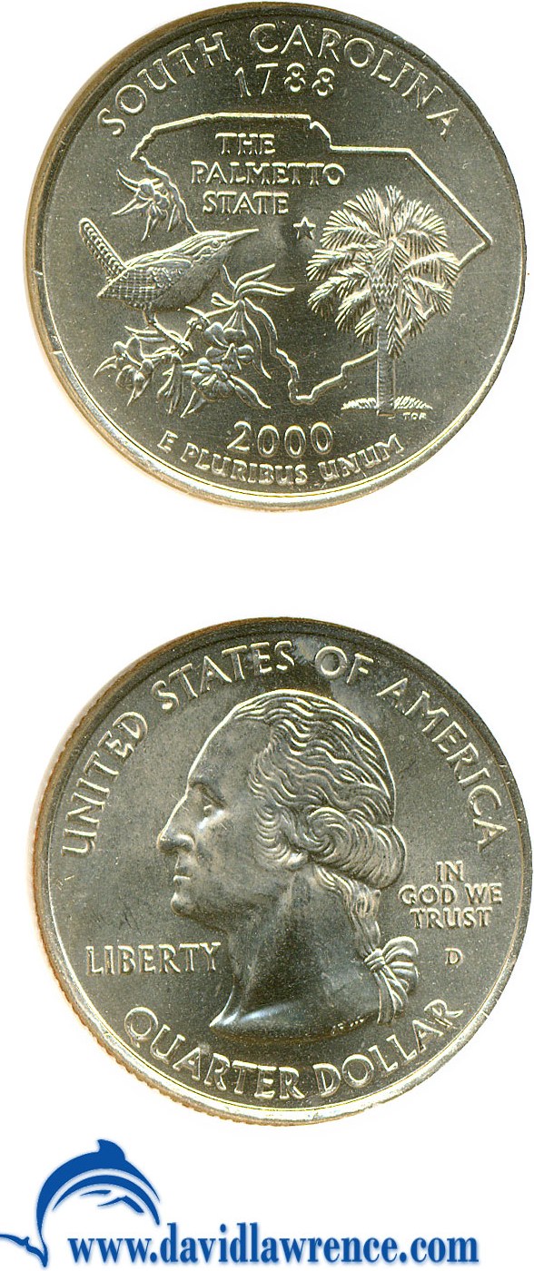 2000-D 25c South Carolina AU53 thumbnail 22
