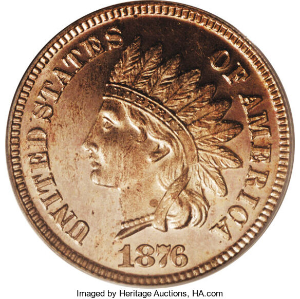 1876 1c PR RD CAM PR65 RD CAM CAC thumbnail 24