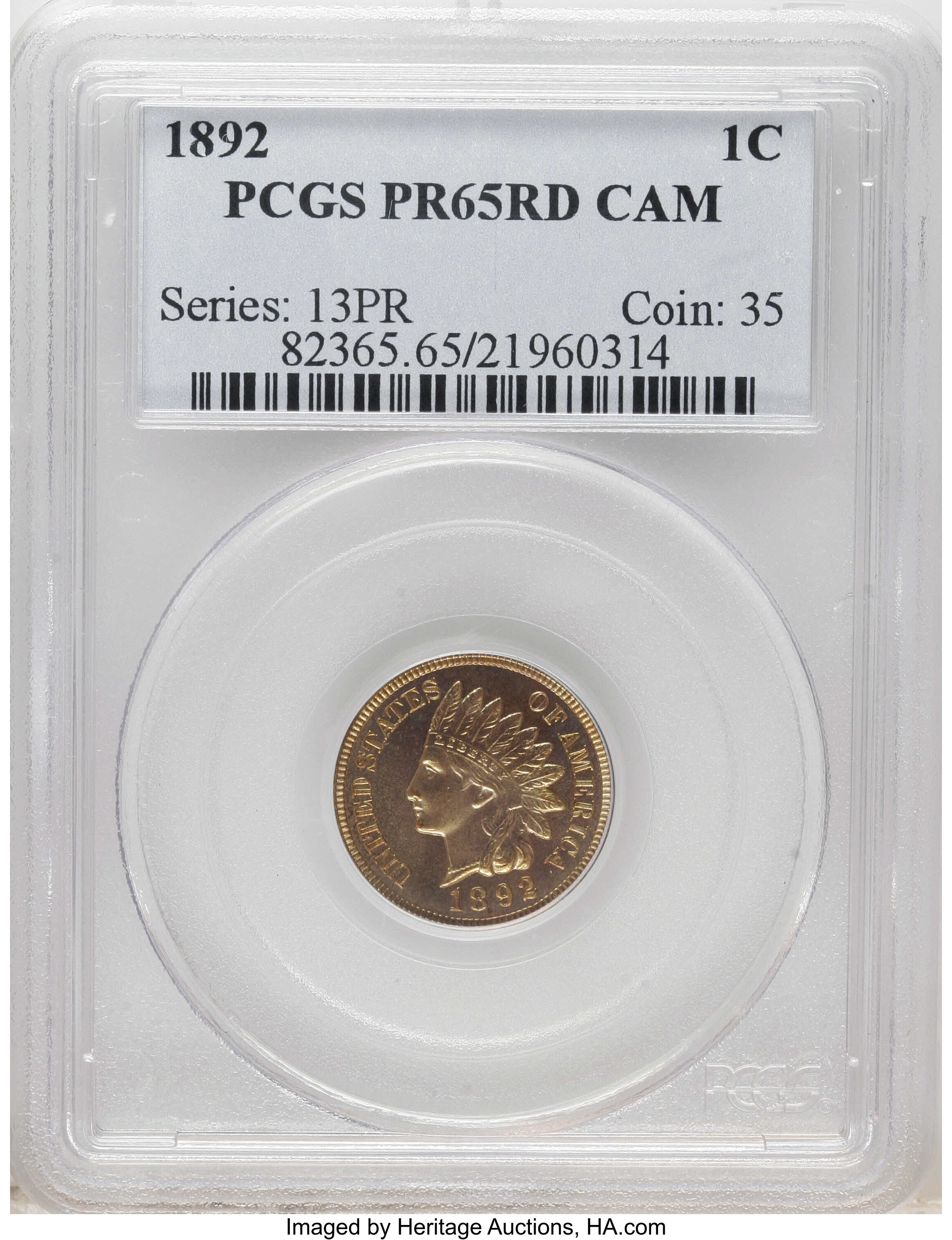 1892 1c PR RD CAM thumbnail 17
