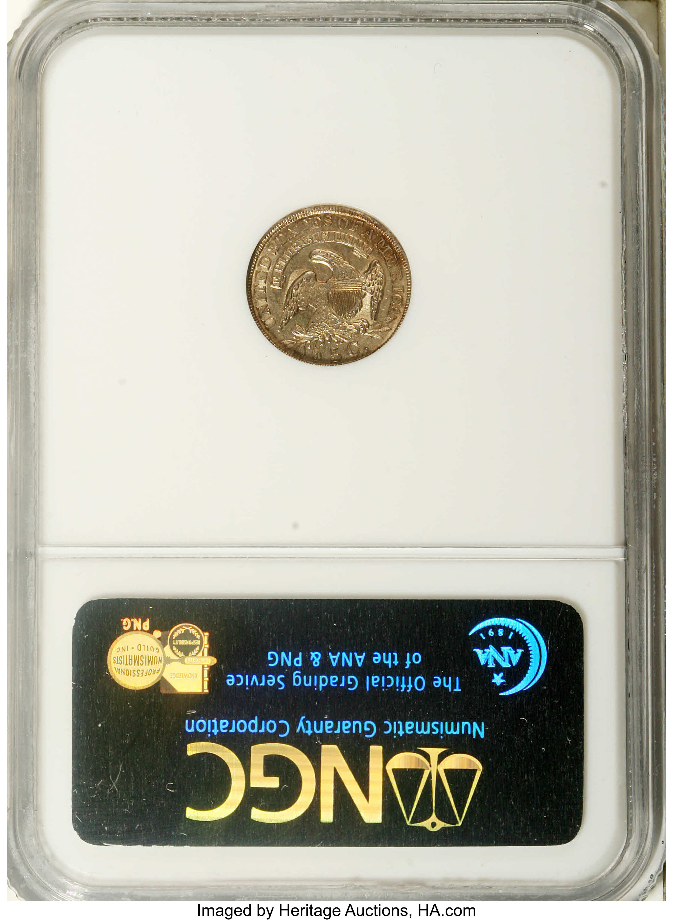 1836 H10c 3/Inverted 3 AU58 CAC thumbnail 22