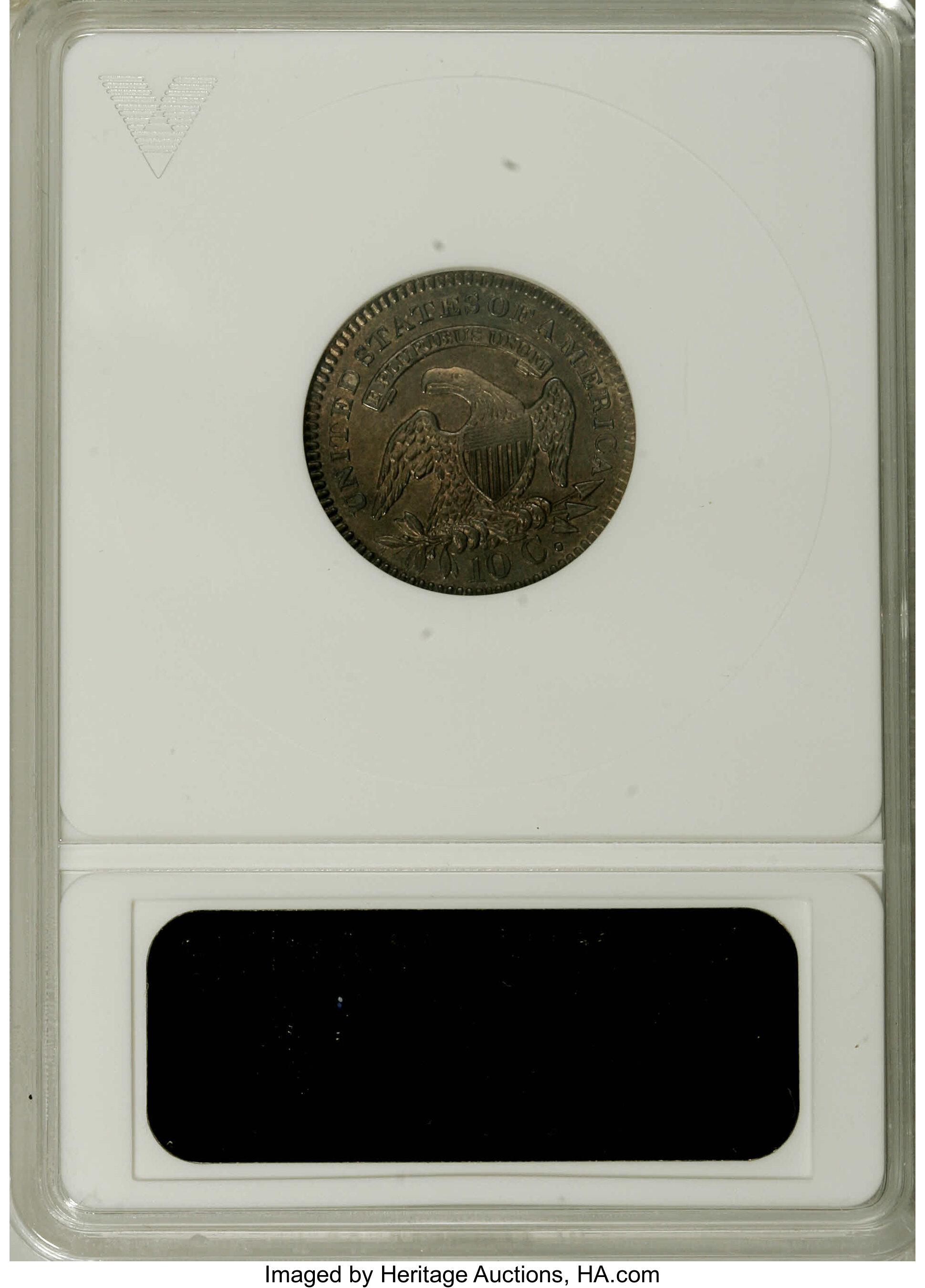 1821 10c Large Date MS60 thumbnail 2