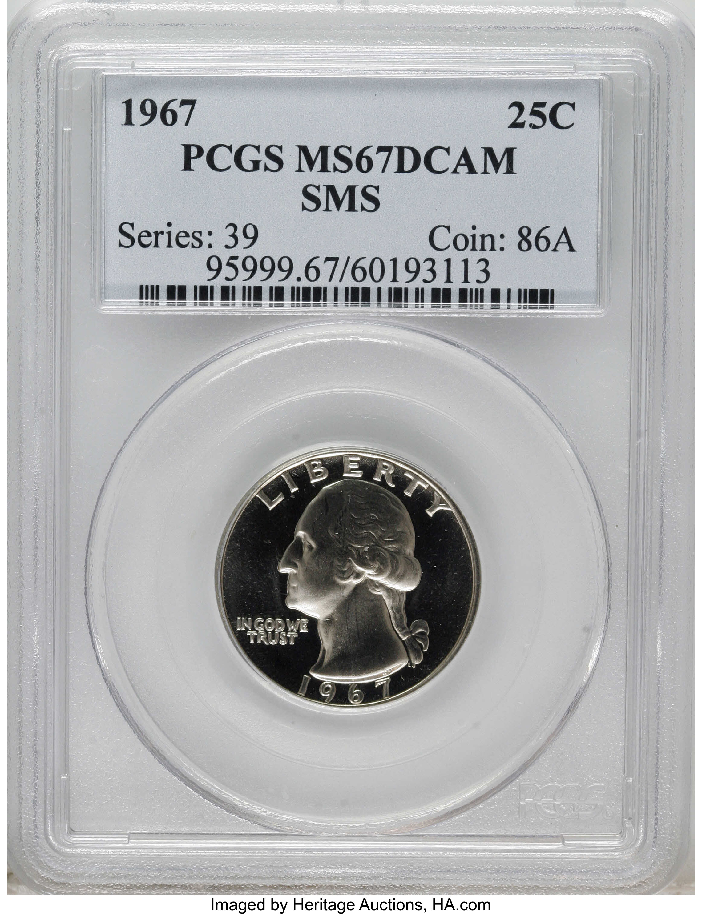 1967 25c Special Mint Set SMS DCAM thumbnail 19