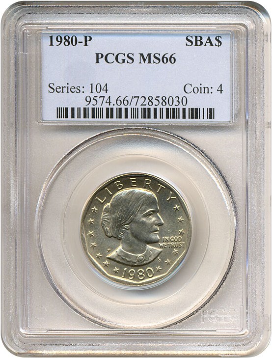 1980-P SBA$ PCGS MS66