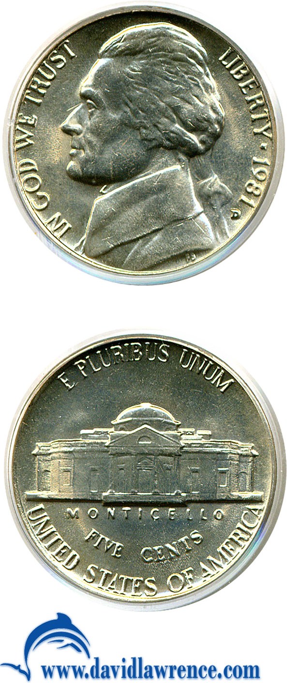 1981-D 5c MS FS MS65 FS thumbnail 8