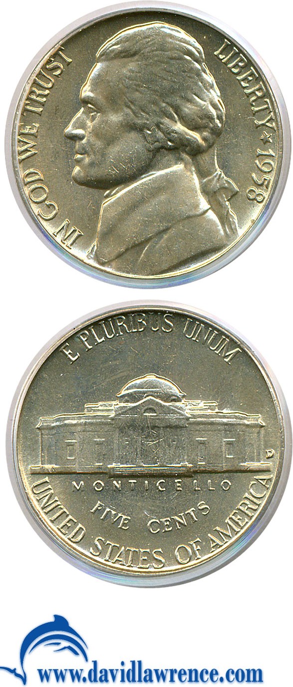 1958-D 5c MS FS MS64 FS thumbnail 8