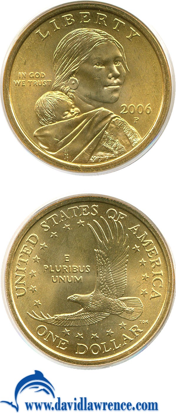 2006-P $1  Sacagawea MS66 thumbnail 6